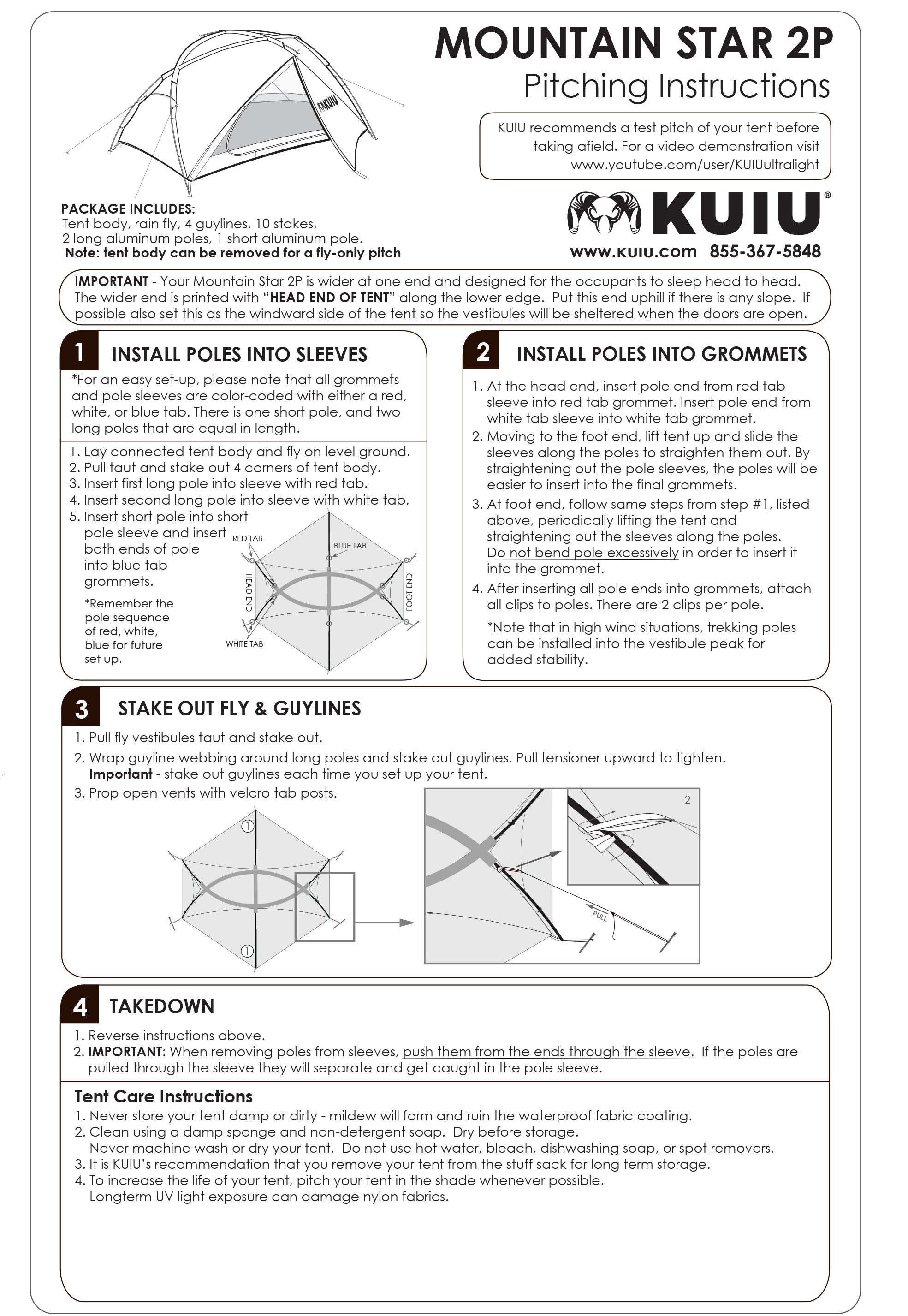 Mountain Star 2 Person Tent | Gunmetal-Orange - Image 19