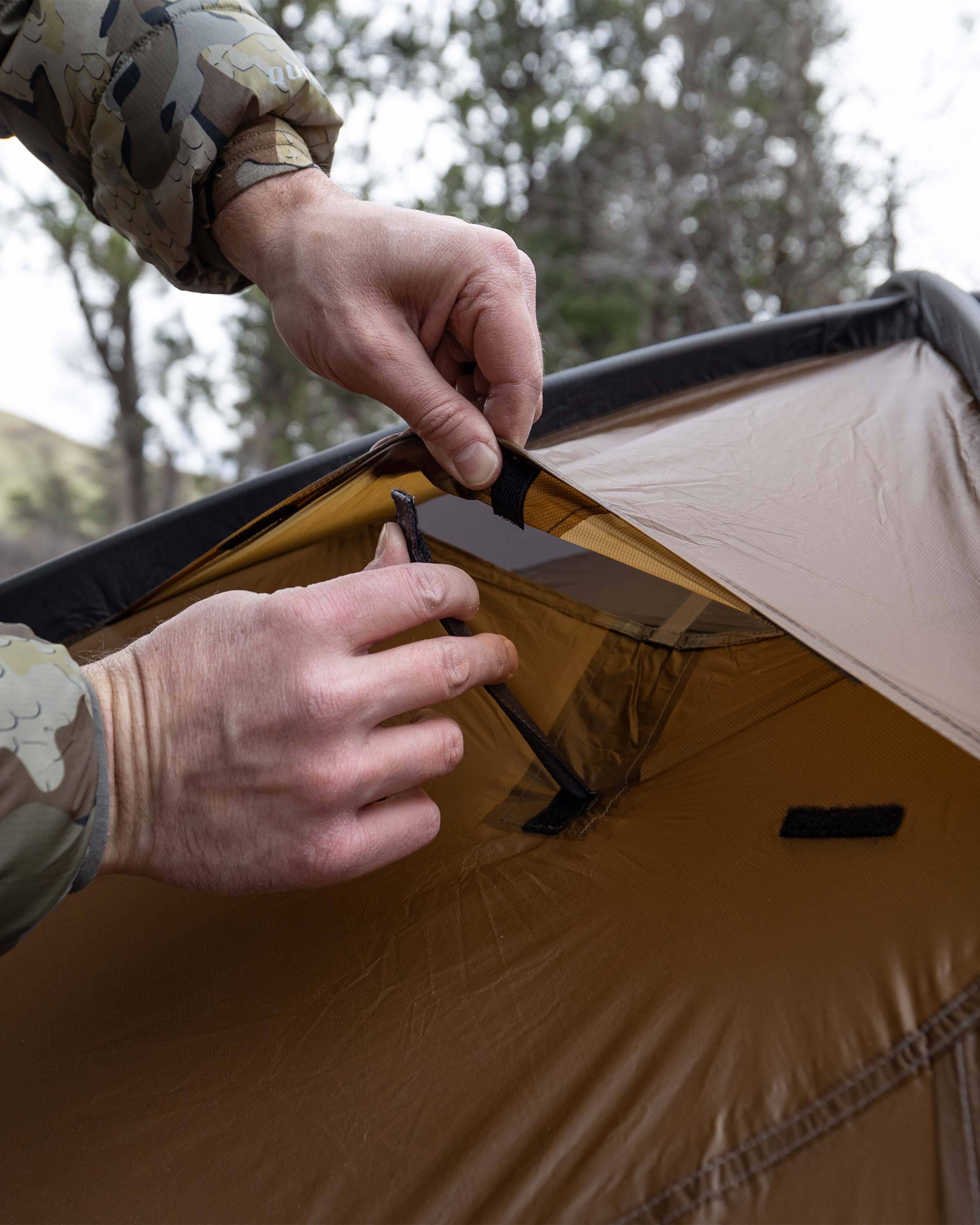 Mountain Star 3 Person Tent | Gunmetal-Camel - Image 12