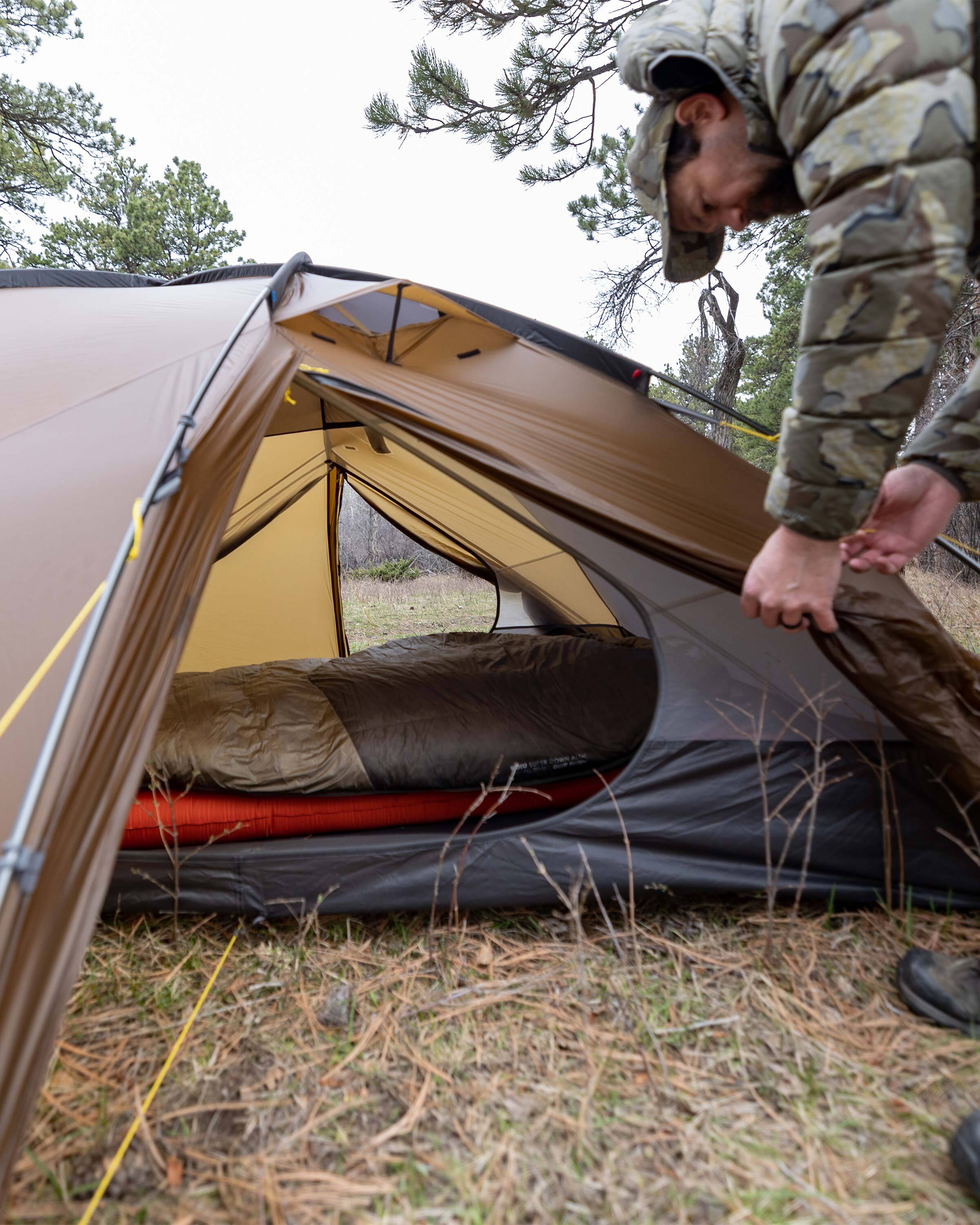Mountain Star 3 Person Tent Set | Gunmetal-Camel - Image 11