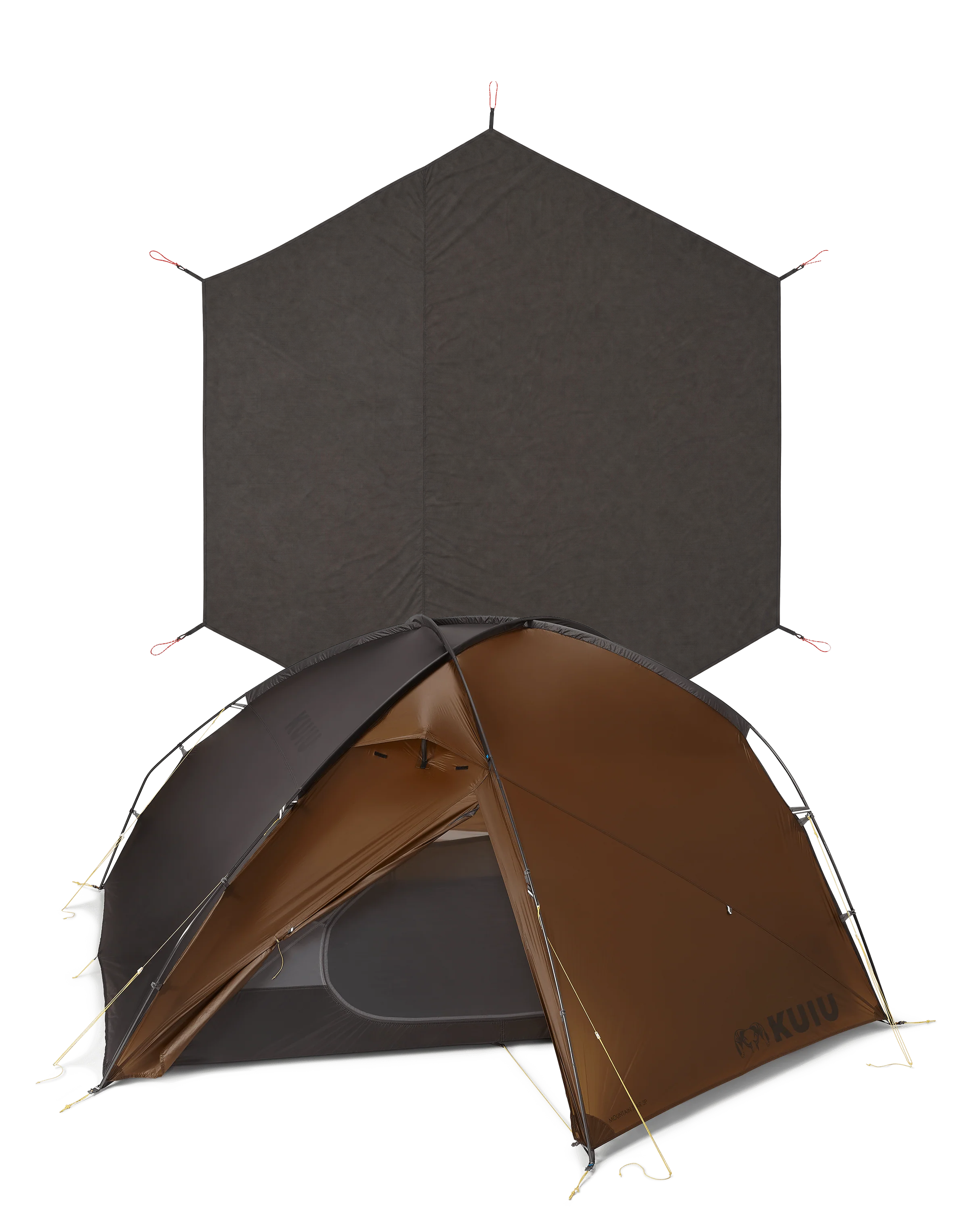 Mountain Star 3 Person Tent Set | Gunmetal-Camel