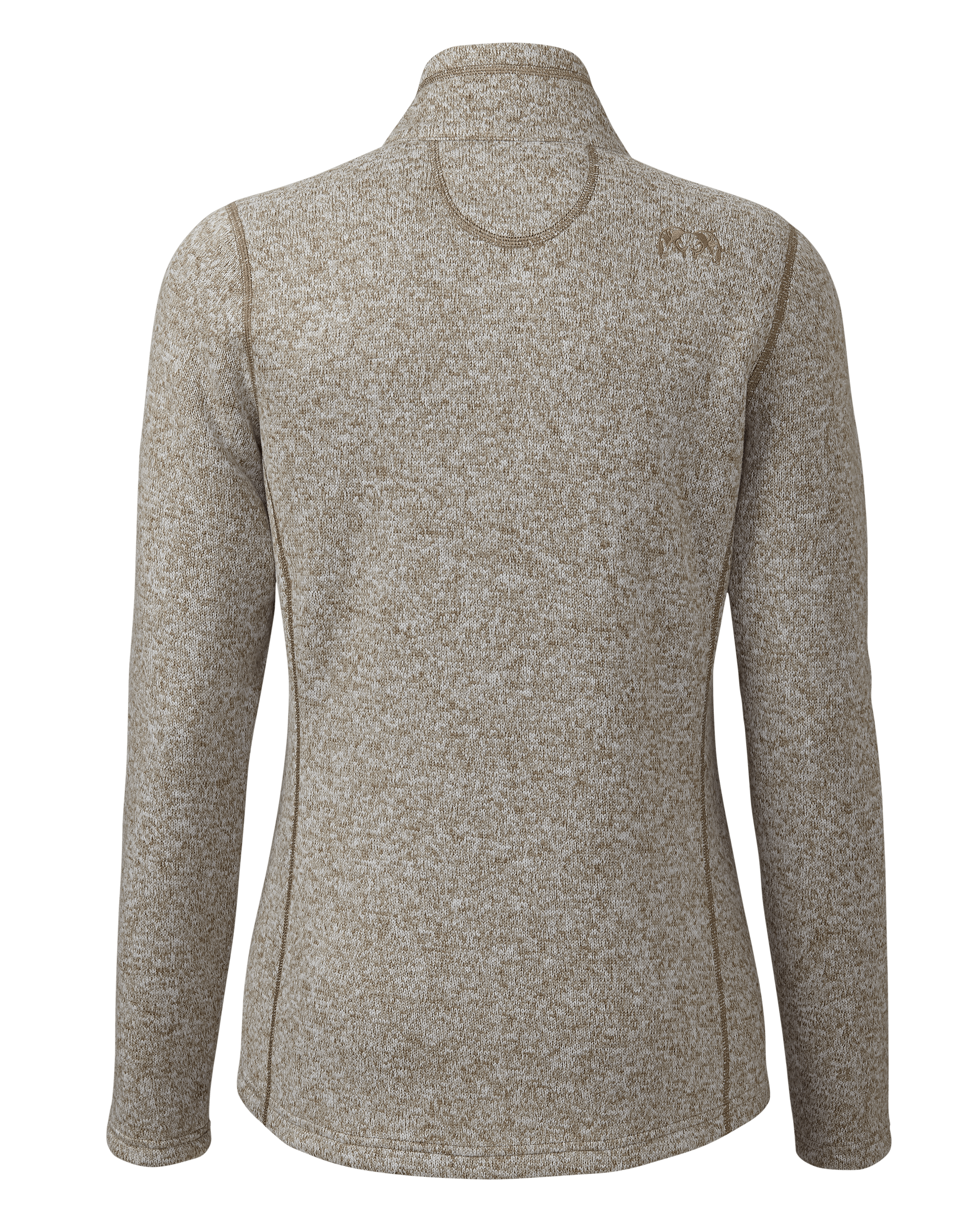Women'S Base Camp Full Zip Sweater | Khaki White Heather - Image 2