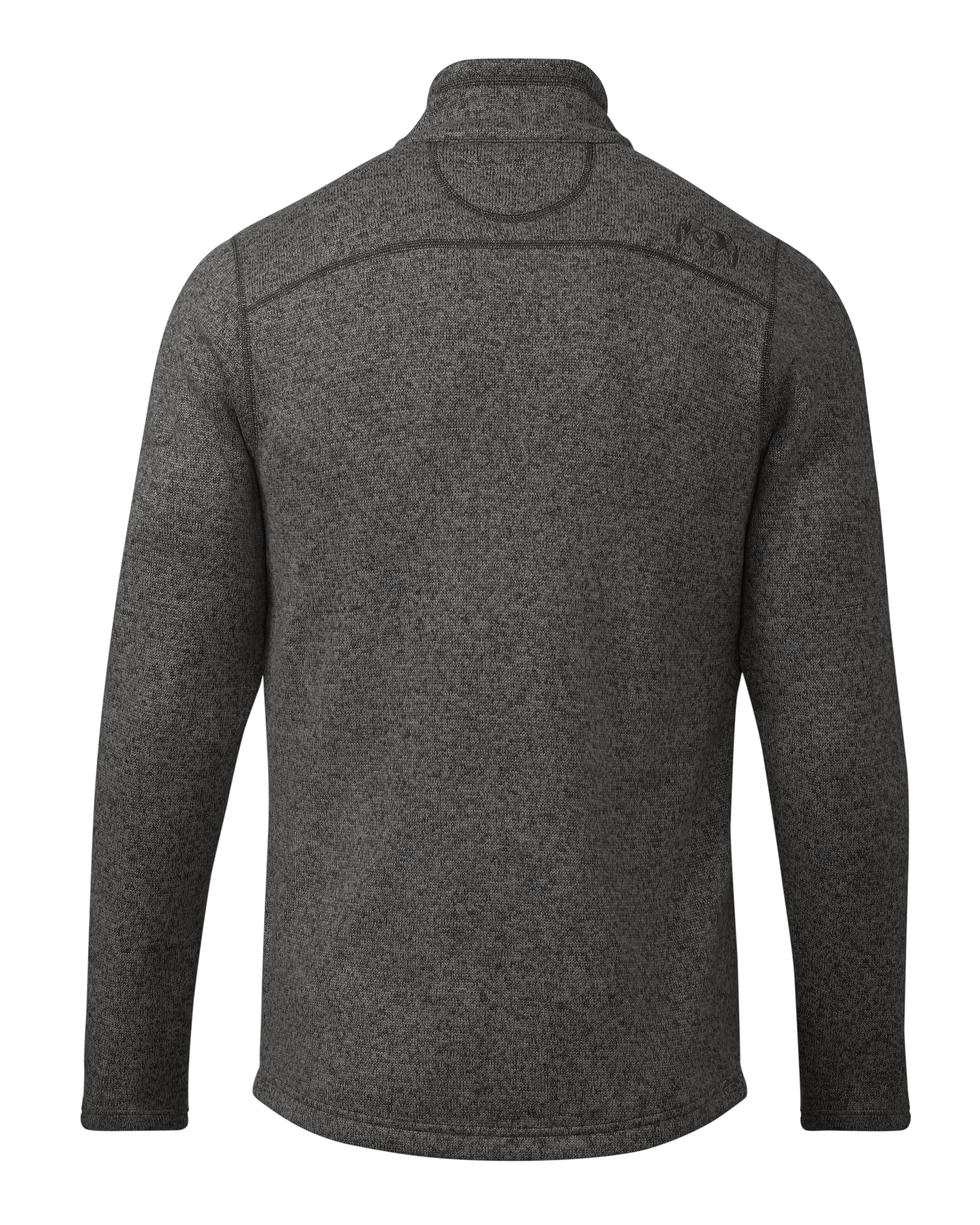 Base Camp Full Zip Sweater | Charcoal Heather - Image 2