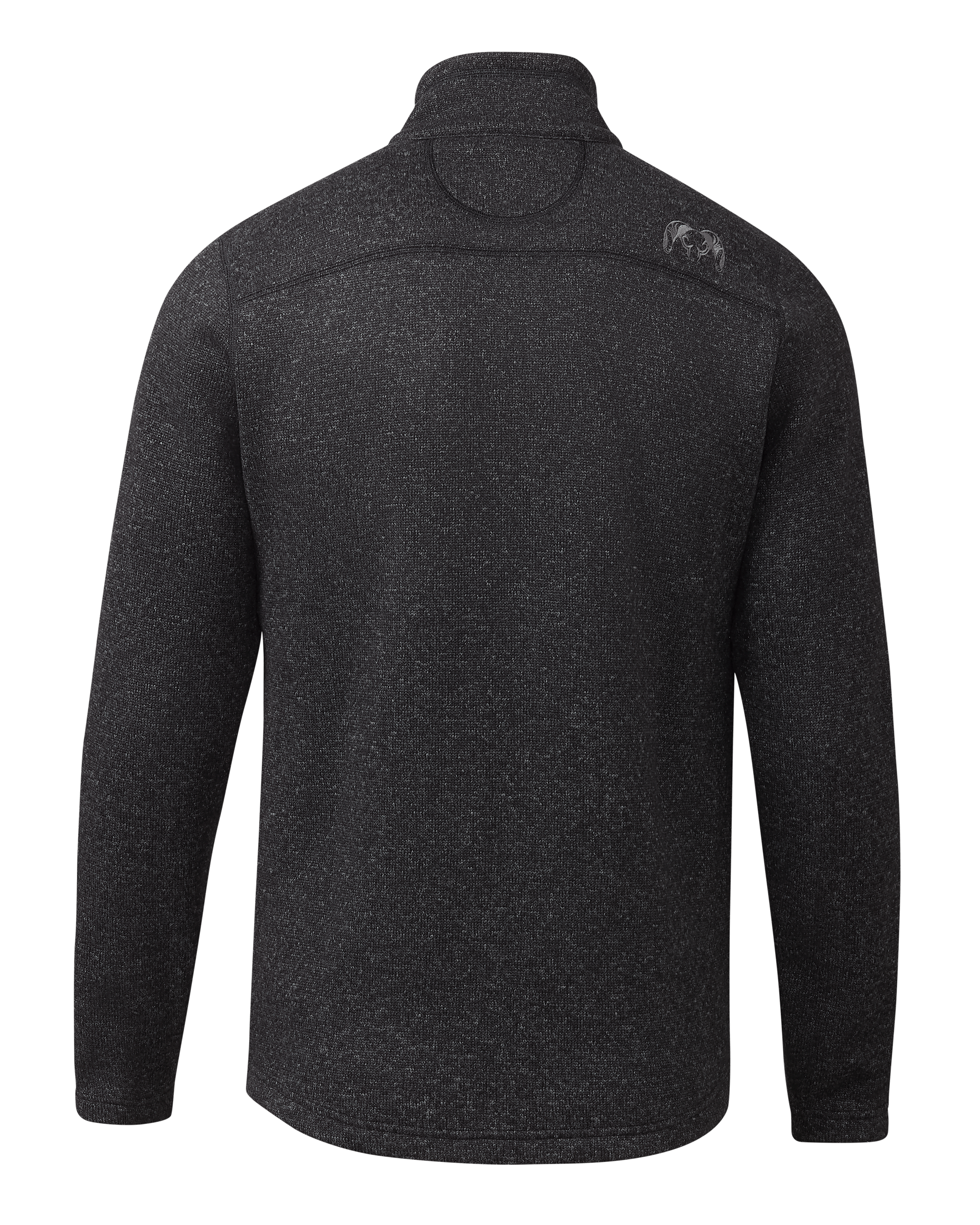 Base Camp Full Zip Sweater | Heather Black - Image 2