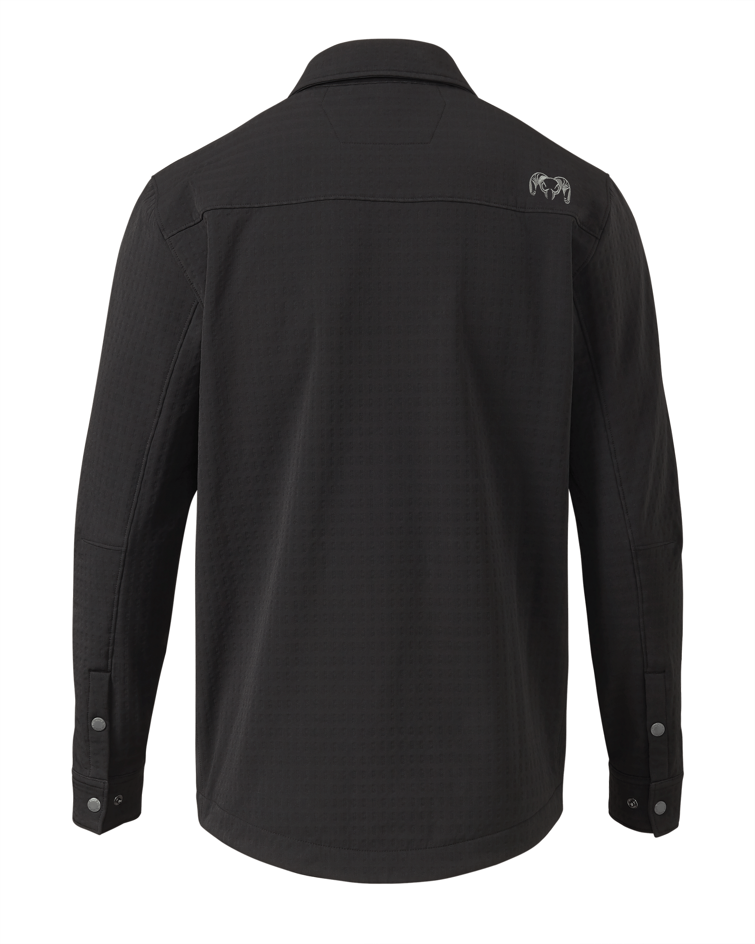 Blockfield Fleece Shirt Jacket | Black - Image 2