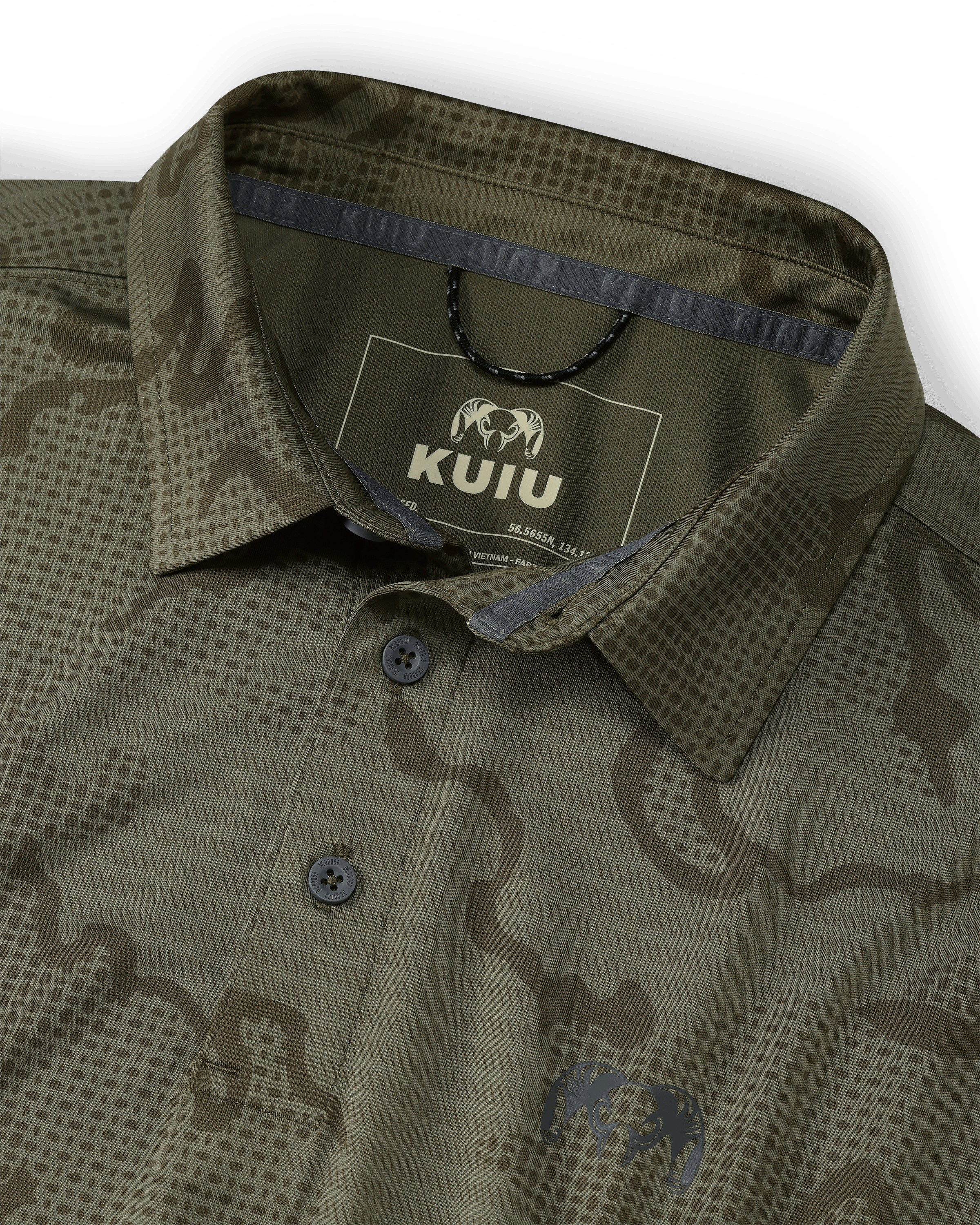 KUIU Performance Polo | Dark Sage Tonal - Image 2