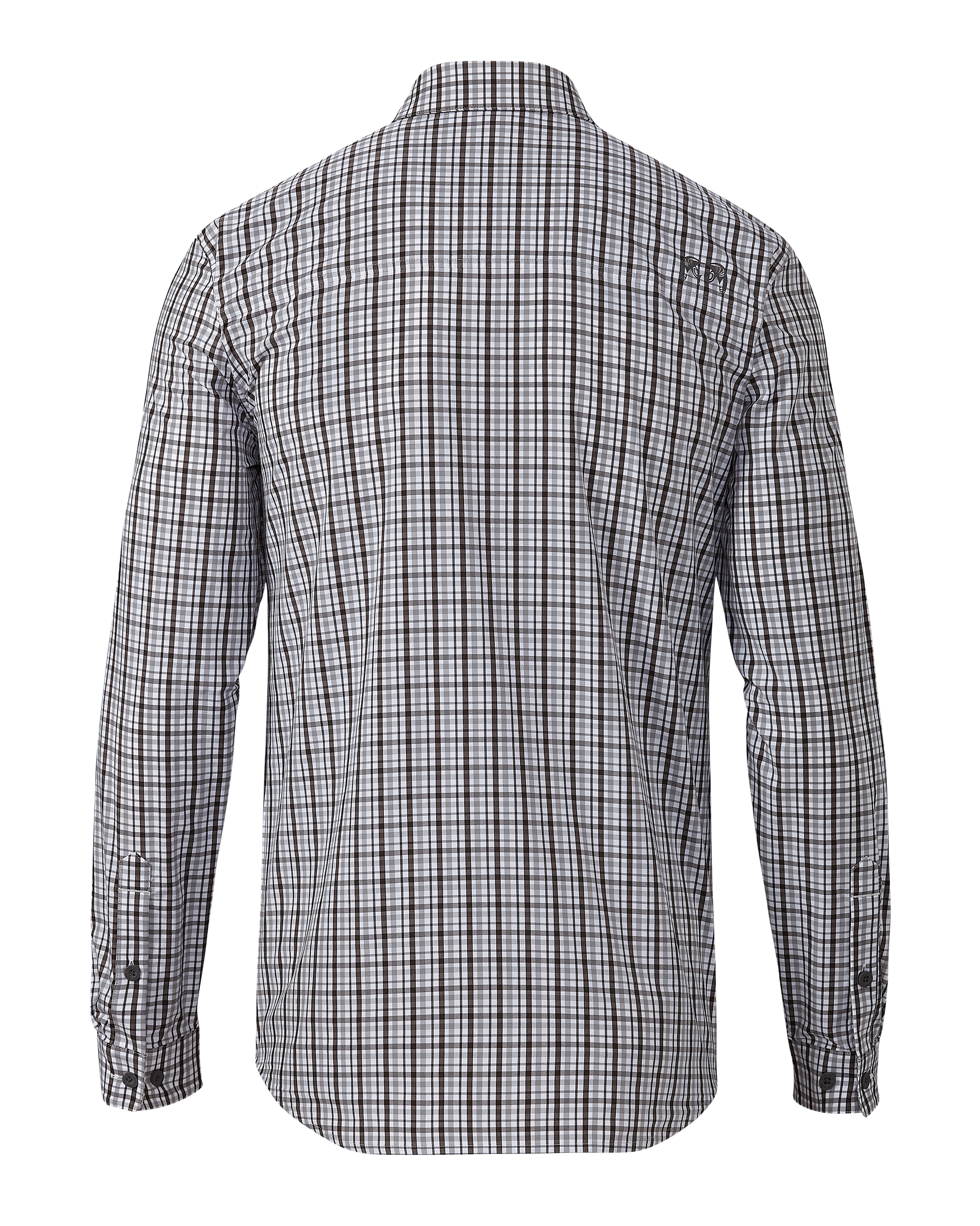 Borrego LS Shirt | Mini Cross Check Vias Plaid - Image 2