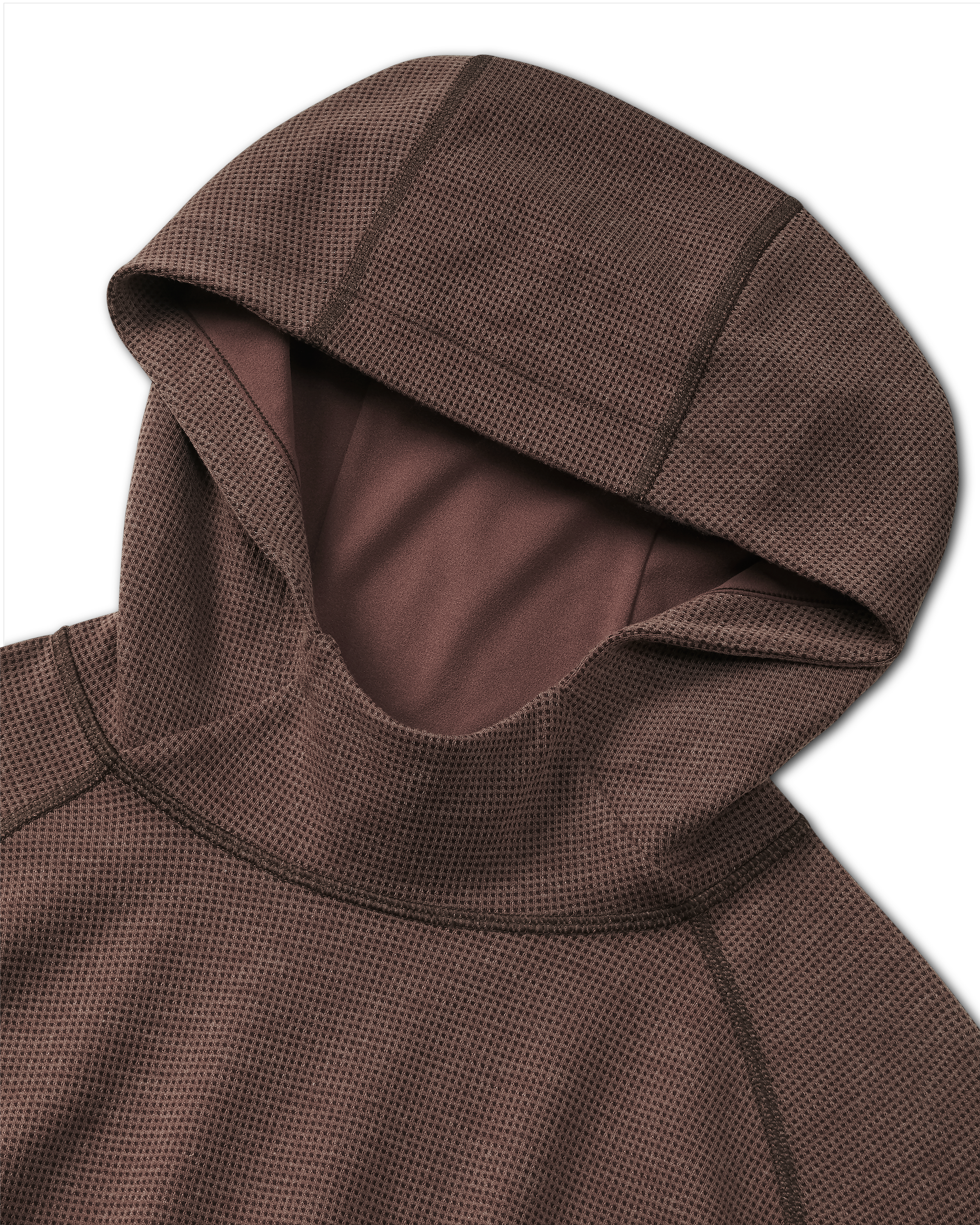 Canyon Waffle Hoodie | Cedar Heather - Image 3