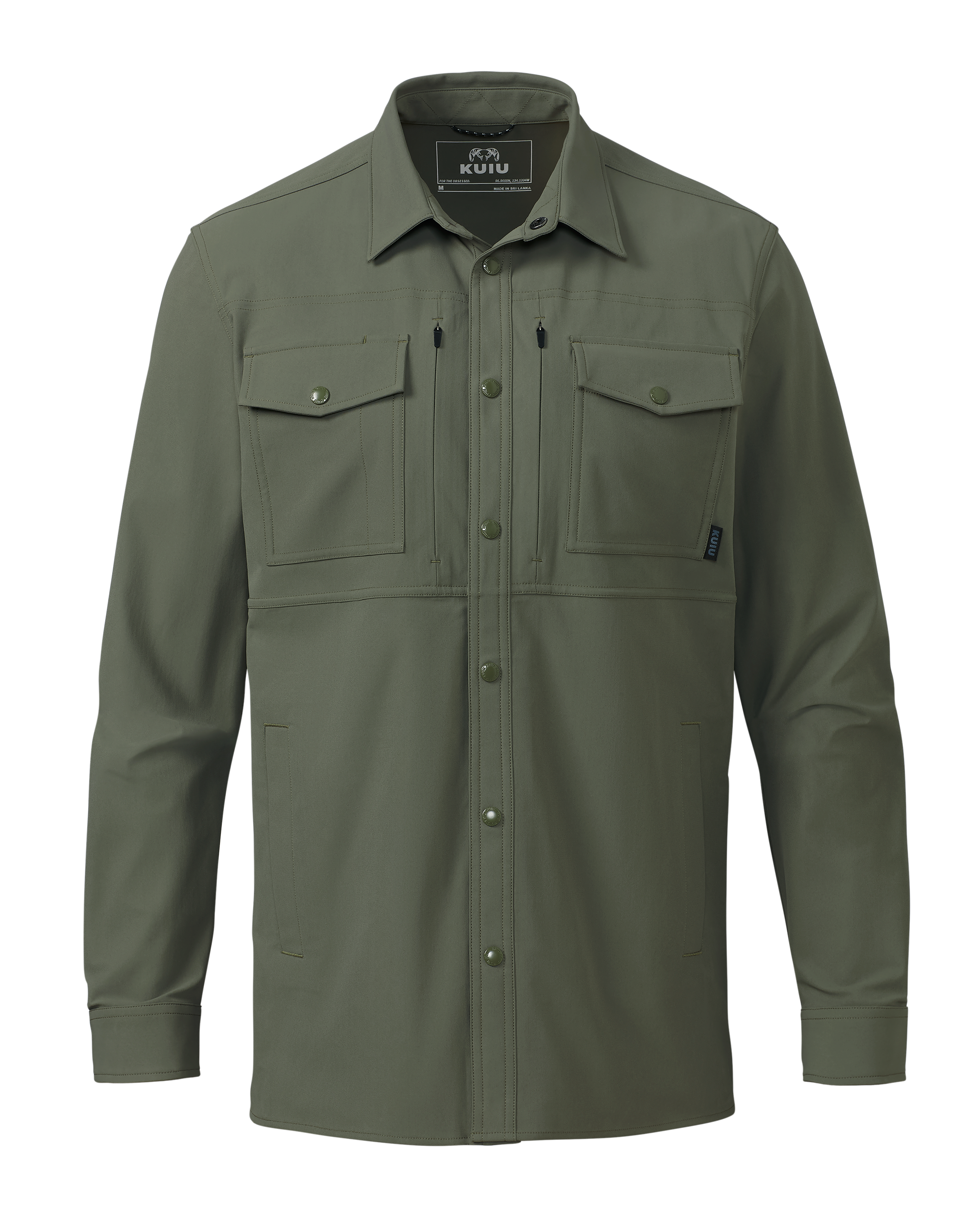Outlet Tour Shirt Jacket | Dark Sage