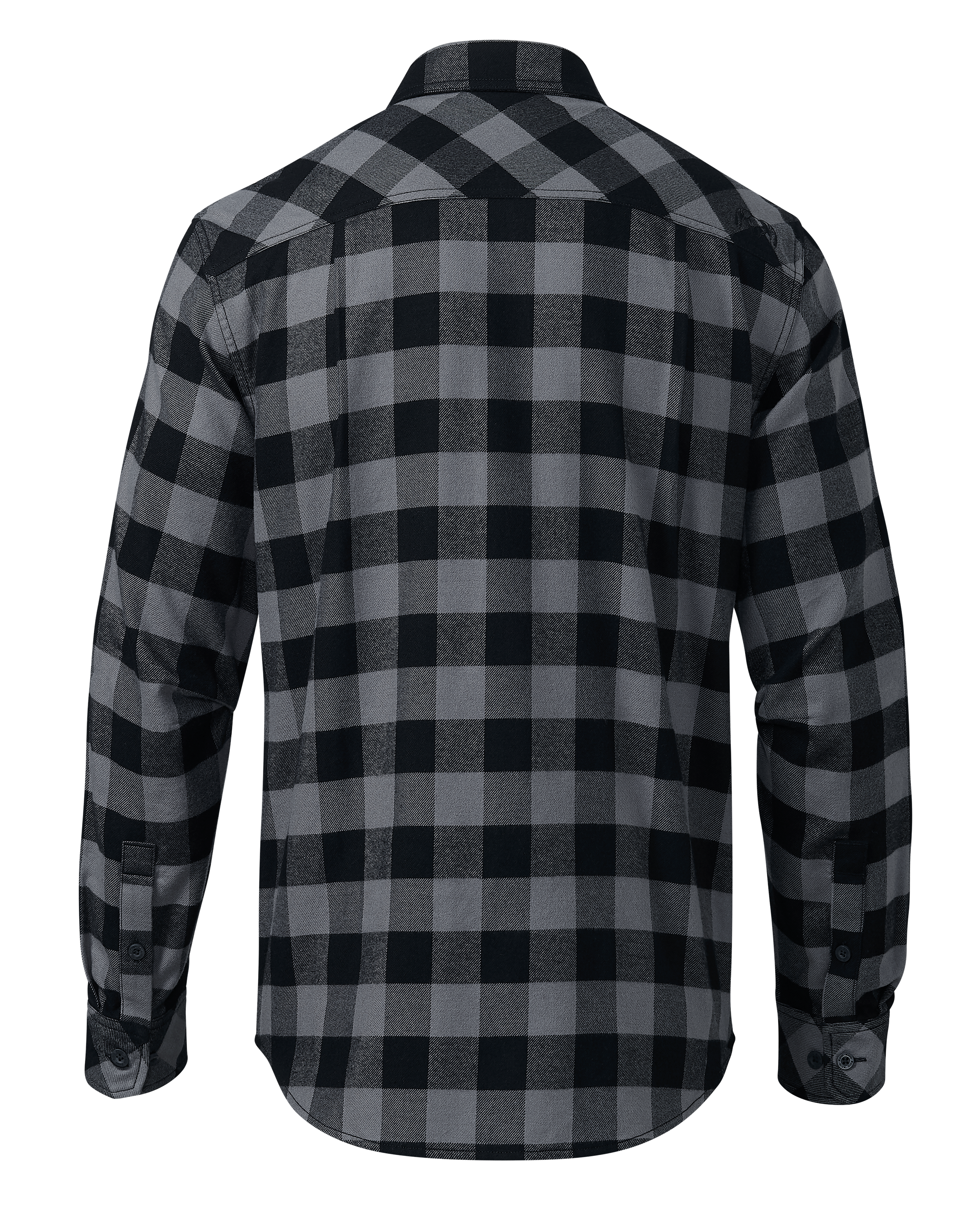 Outlet Field Flannel Shirt | Gunmetal Buffalo Check - Image 2