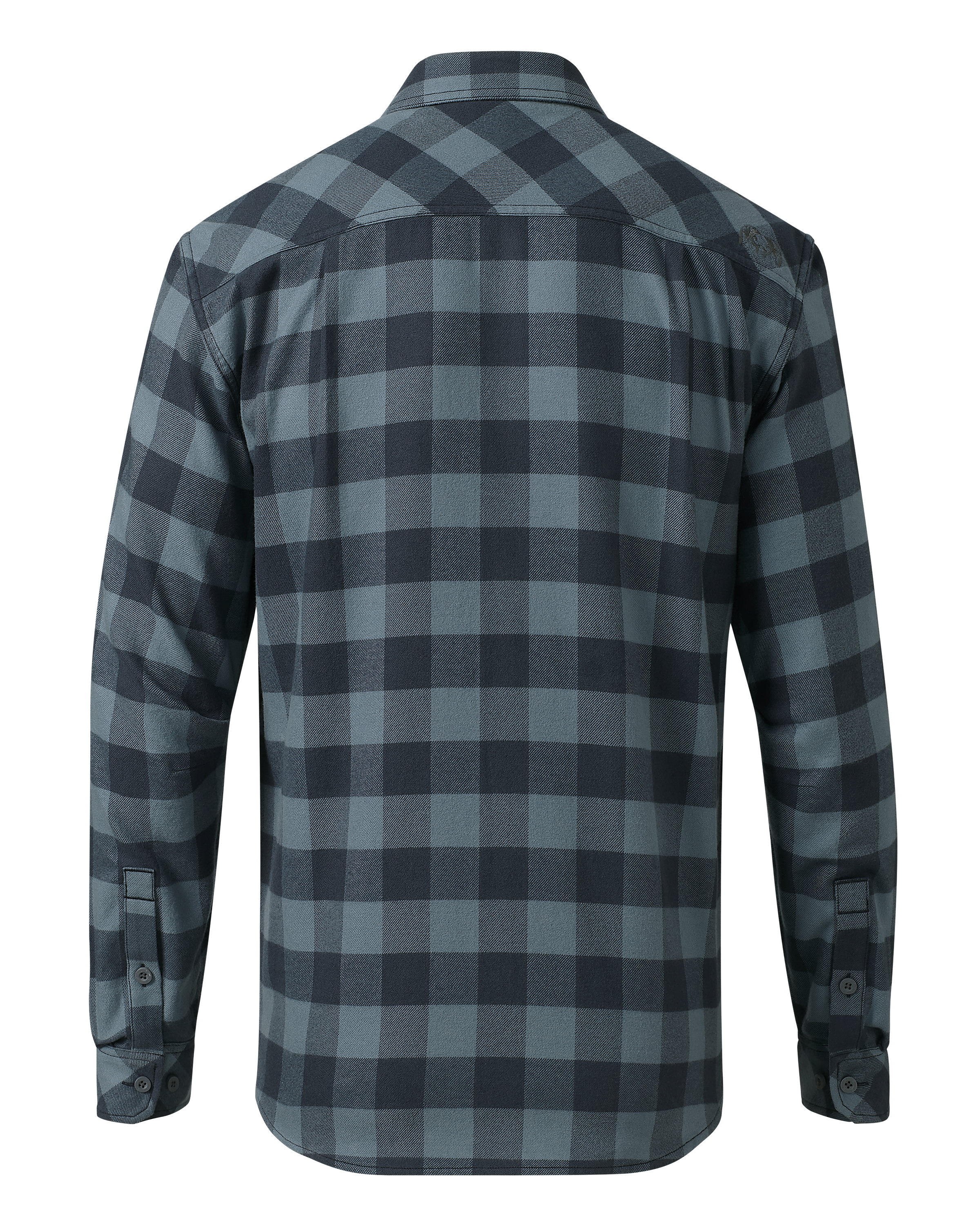Outlet Field Flannel Shirt | Slate Buffalo Check - Image 2