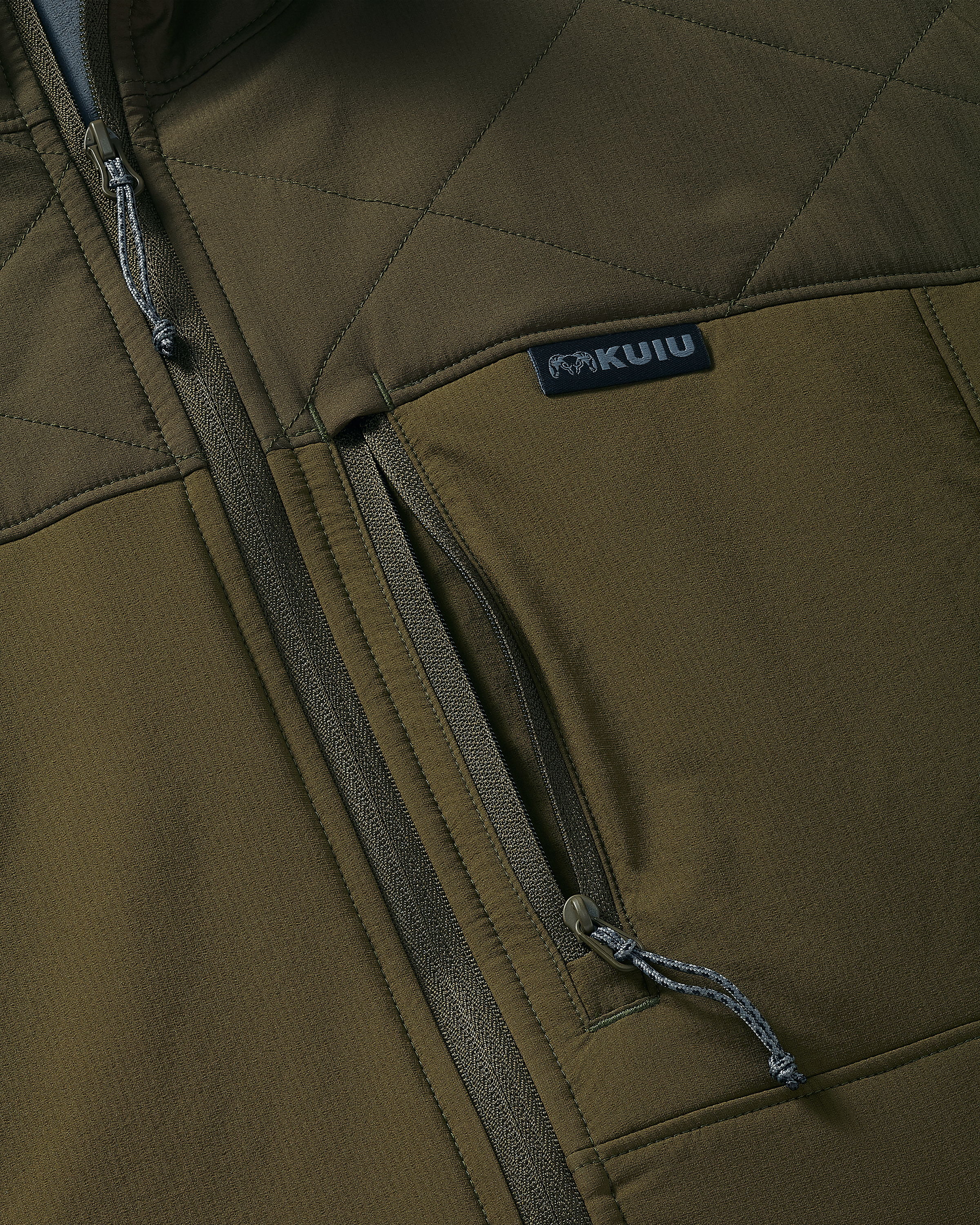 Transit Packable Hooded Jacket | Dark Army/Army - Image 4