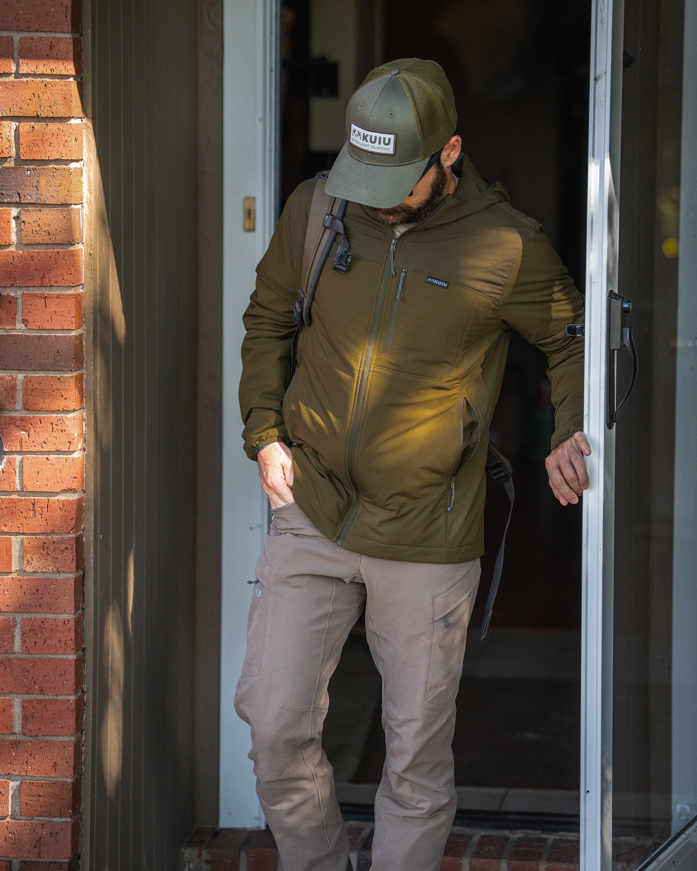 Transit Packable Hooded Jacket | Dark Army/Army - Image 8