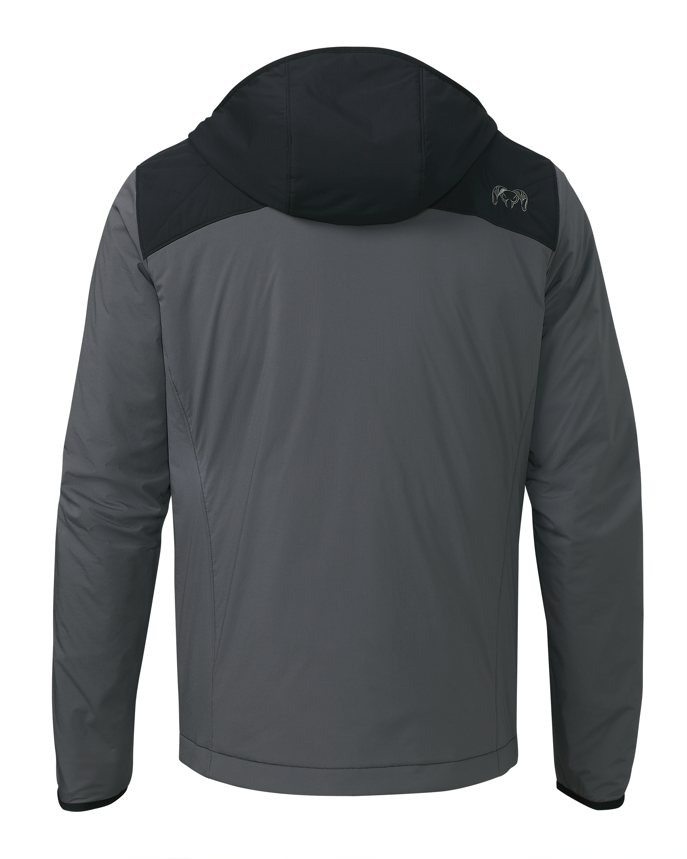 Transit Packable Hooded Jacket | Black/Gunmetal - Image 2
