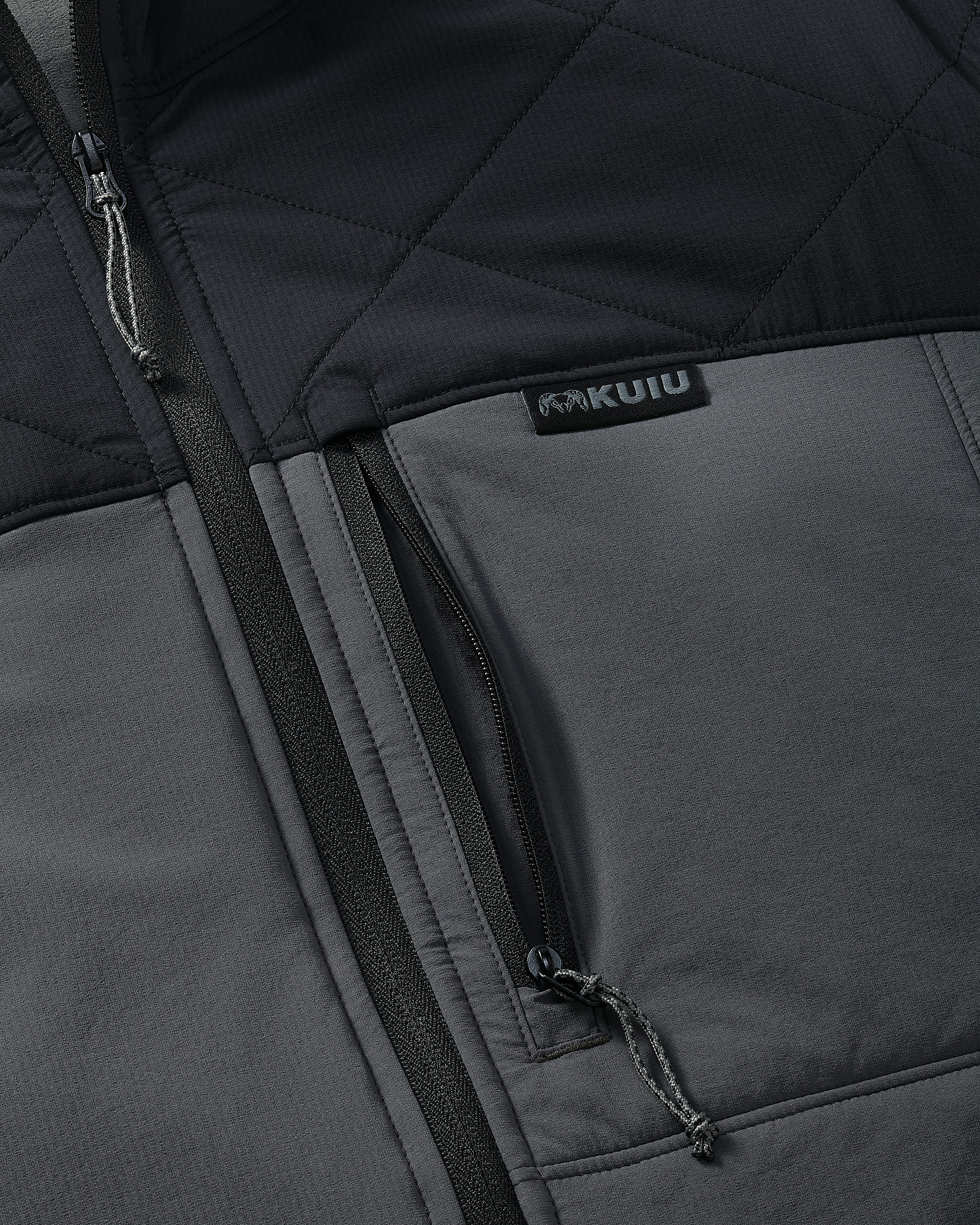Transit Packable Hooded Jacket | Black/Gunmetal - Image 4