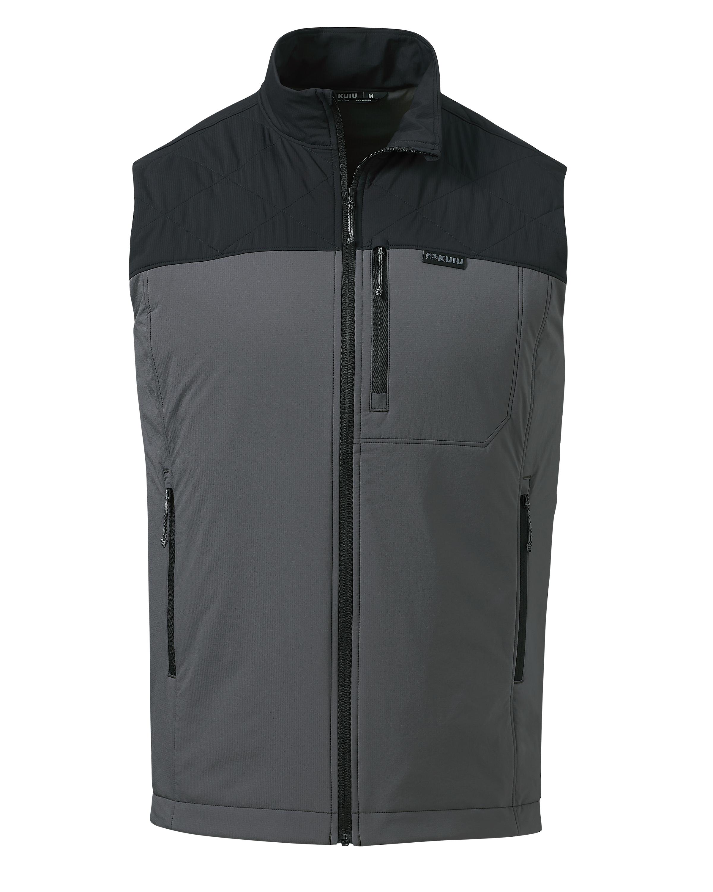 Transit Packable Vest | Black/Gunmetal