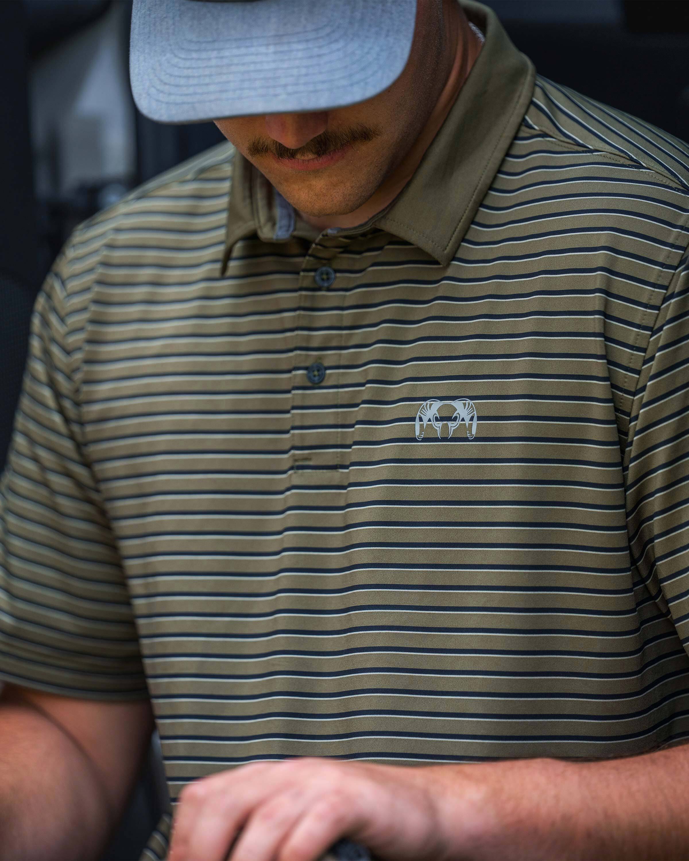 KUIU Performance Polo Stripe | Evergreen Stripe - Image 5