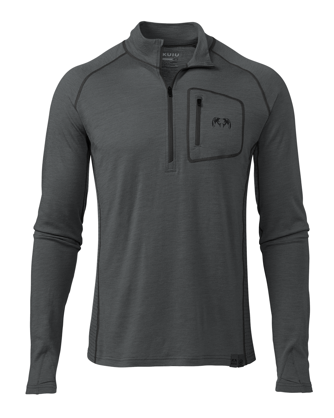 ULTRA Merino 145 Zip-T Hunting Shirt | Gunmetal