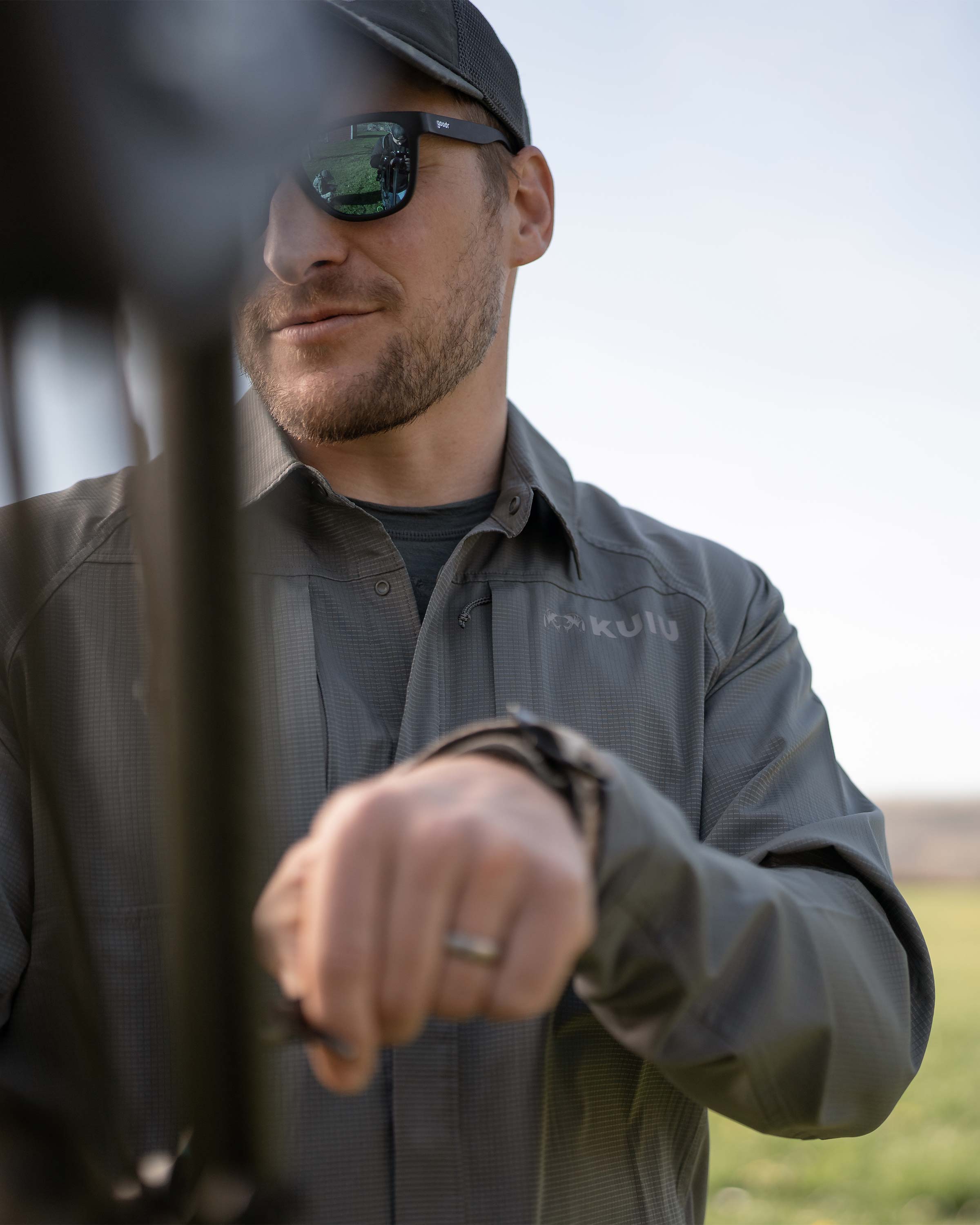 Tiburon Hybrid Snap Shirt | Verde - Image 8