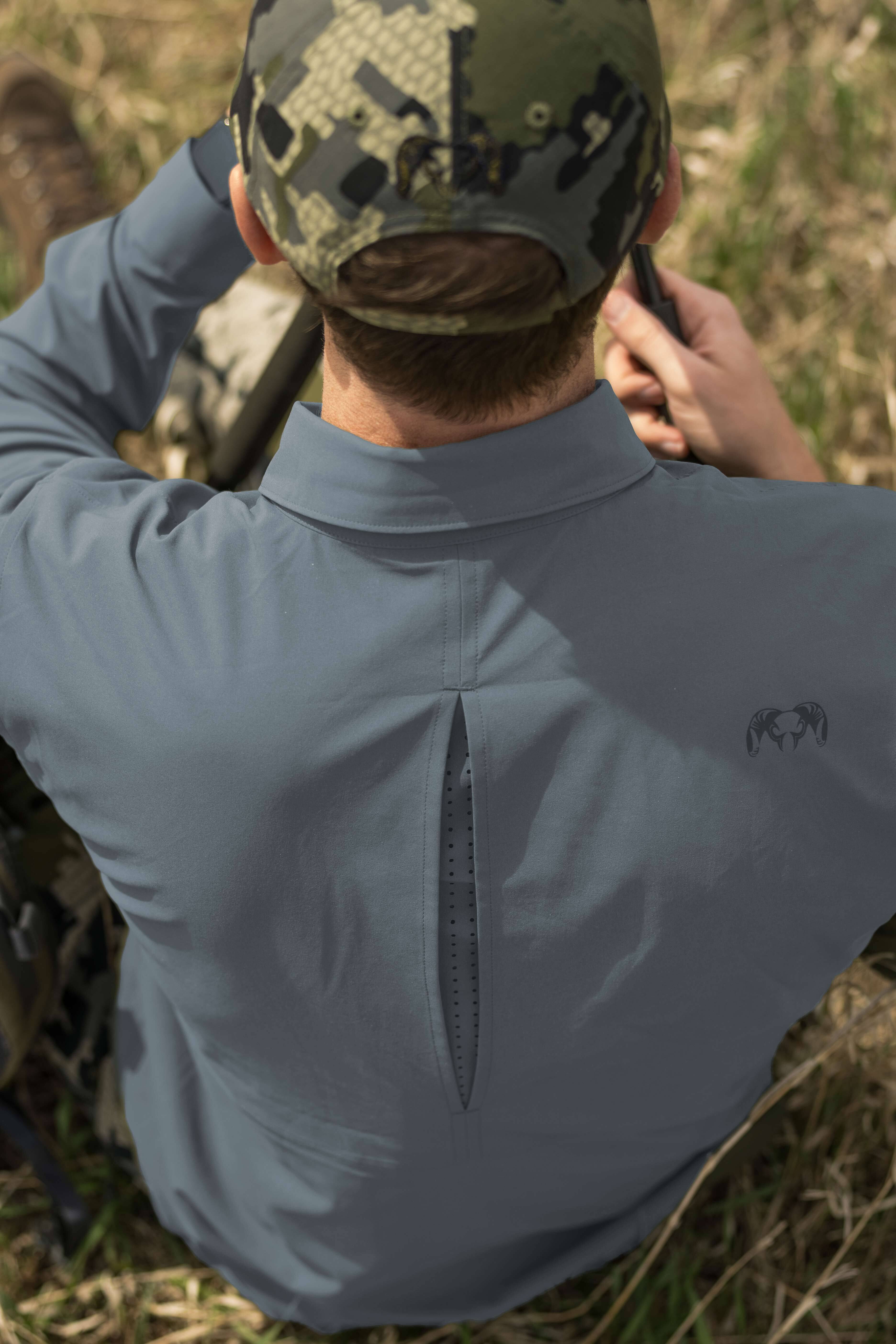 Mesa Vented LS Snap Shirt | Khaki - Image 8