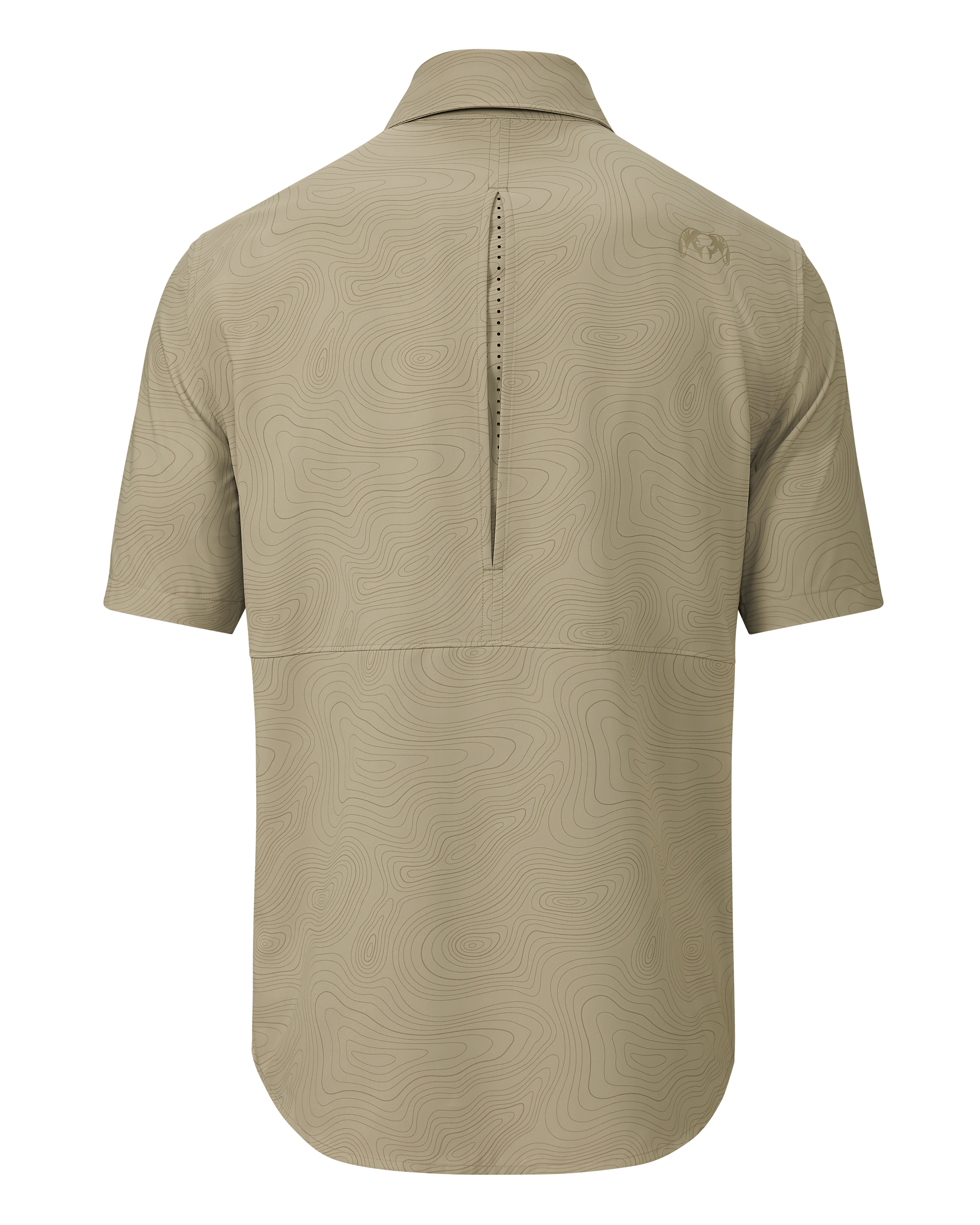 Mesa Vented SS Snap Shirt Topo | Bone Topo Print - Image 2