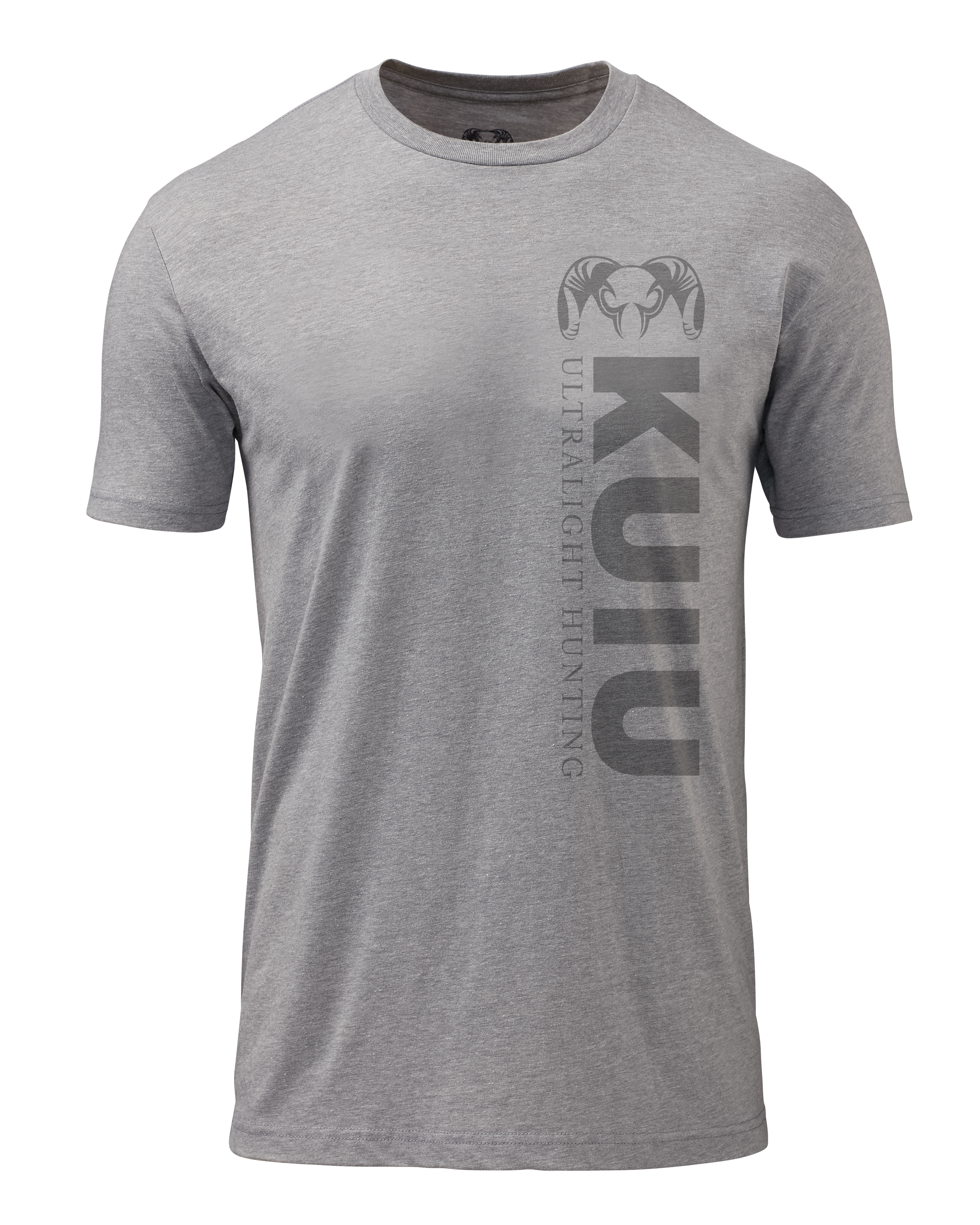 KUIU Solid Vertical T-Shirt | Heather Grey
