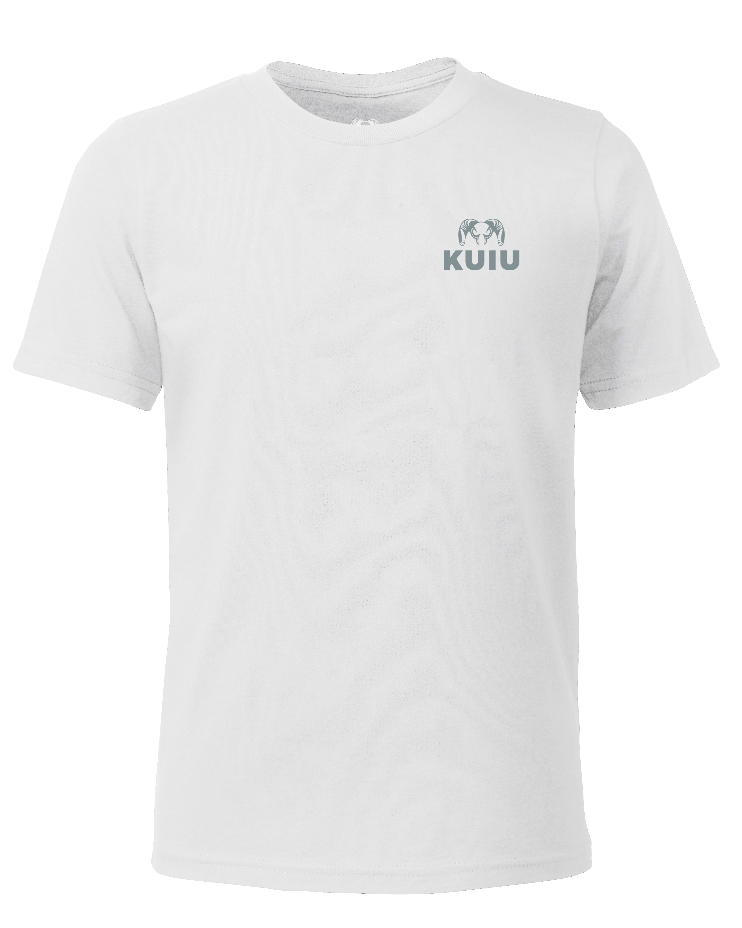 KUIU Youth Topo Back Logo T-Shirt | White - Image 2