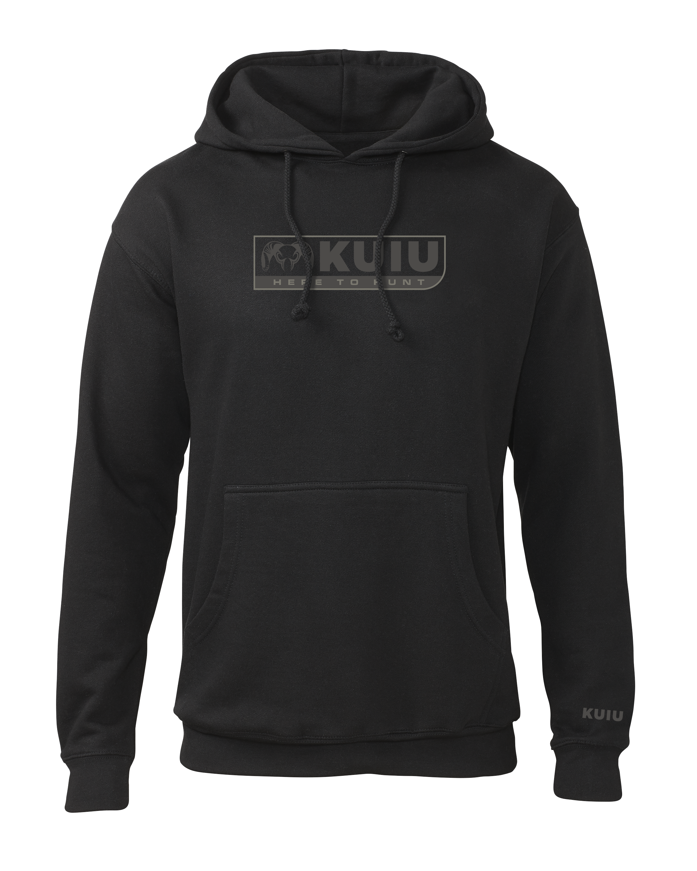 Outlet KUIU Here To Hunt Hoodie | Black