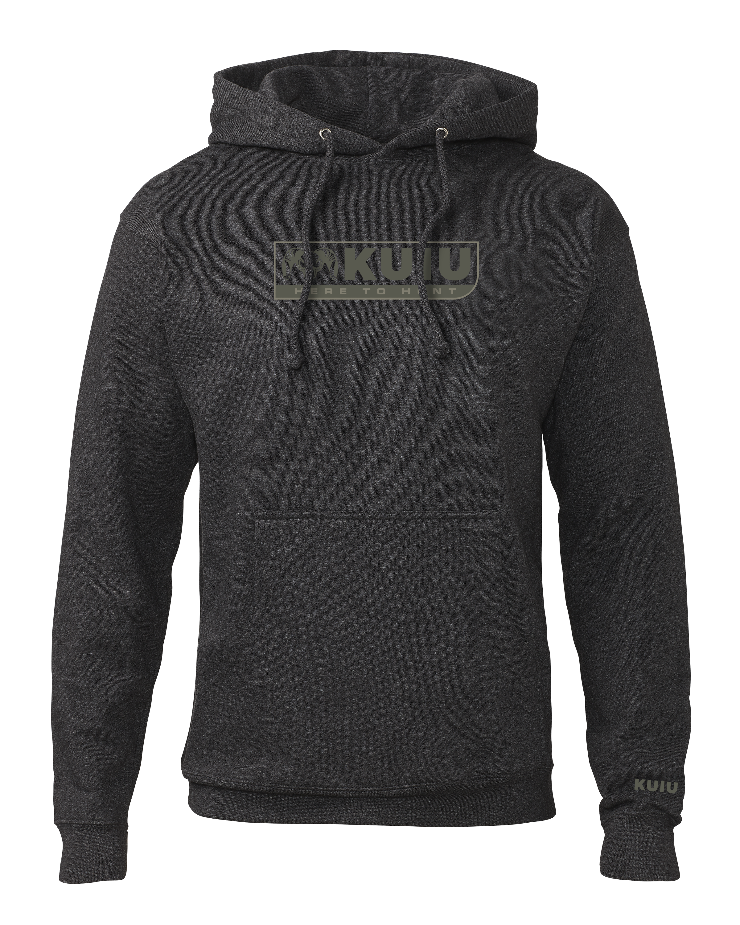 Outlet KUIU Here To Hunt Hoodie | Charcoal