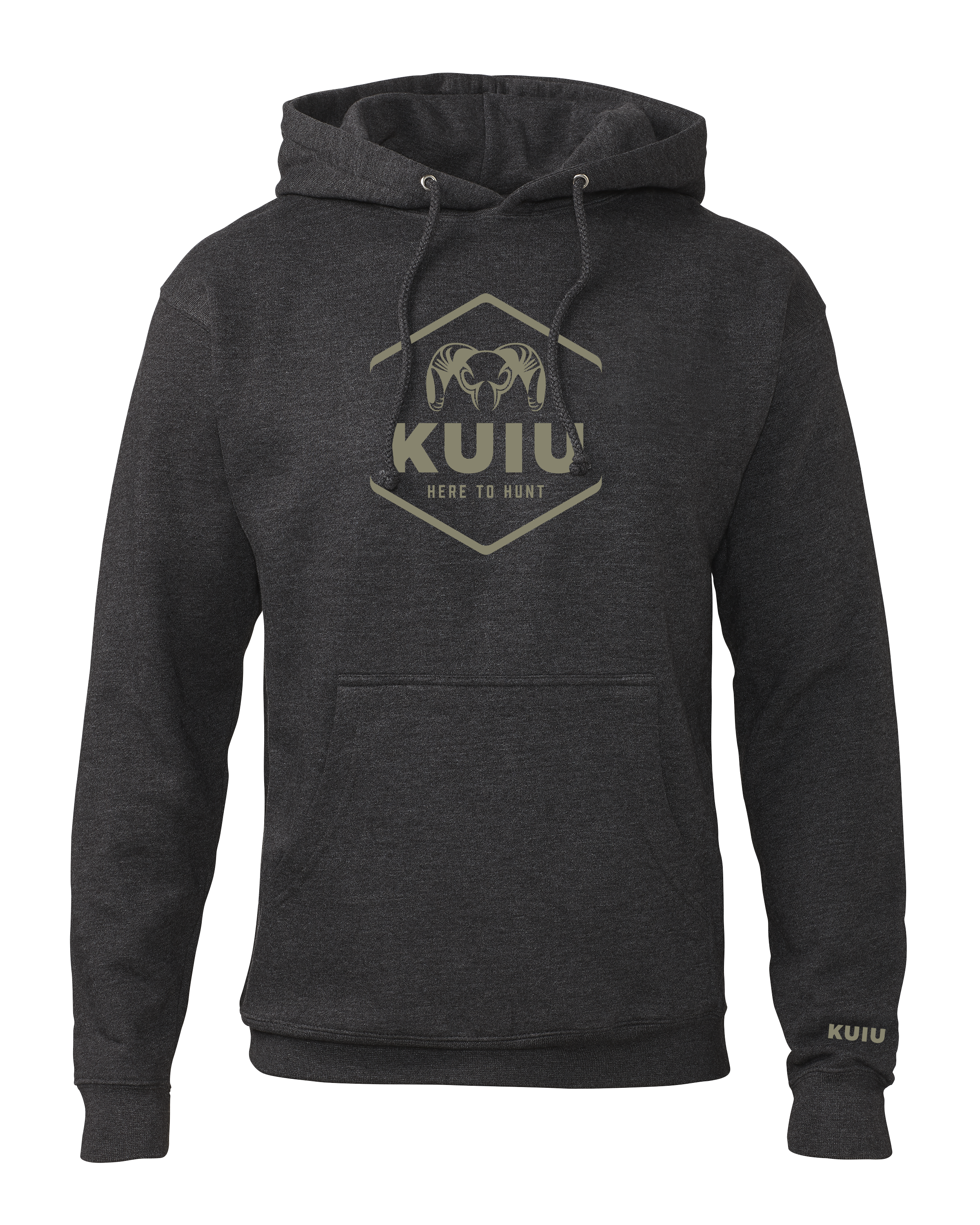 Outlet KUIU Stacked Here To Hunt Hoodie | Charcoal