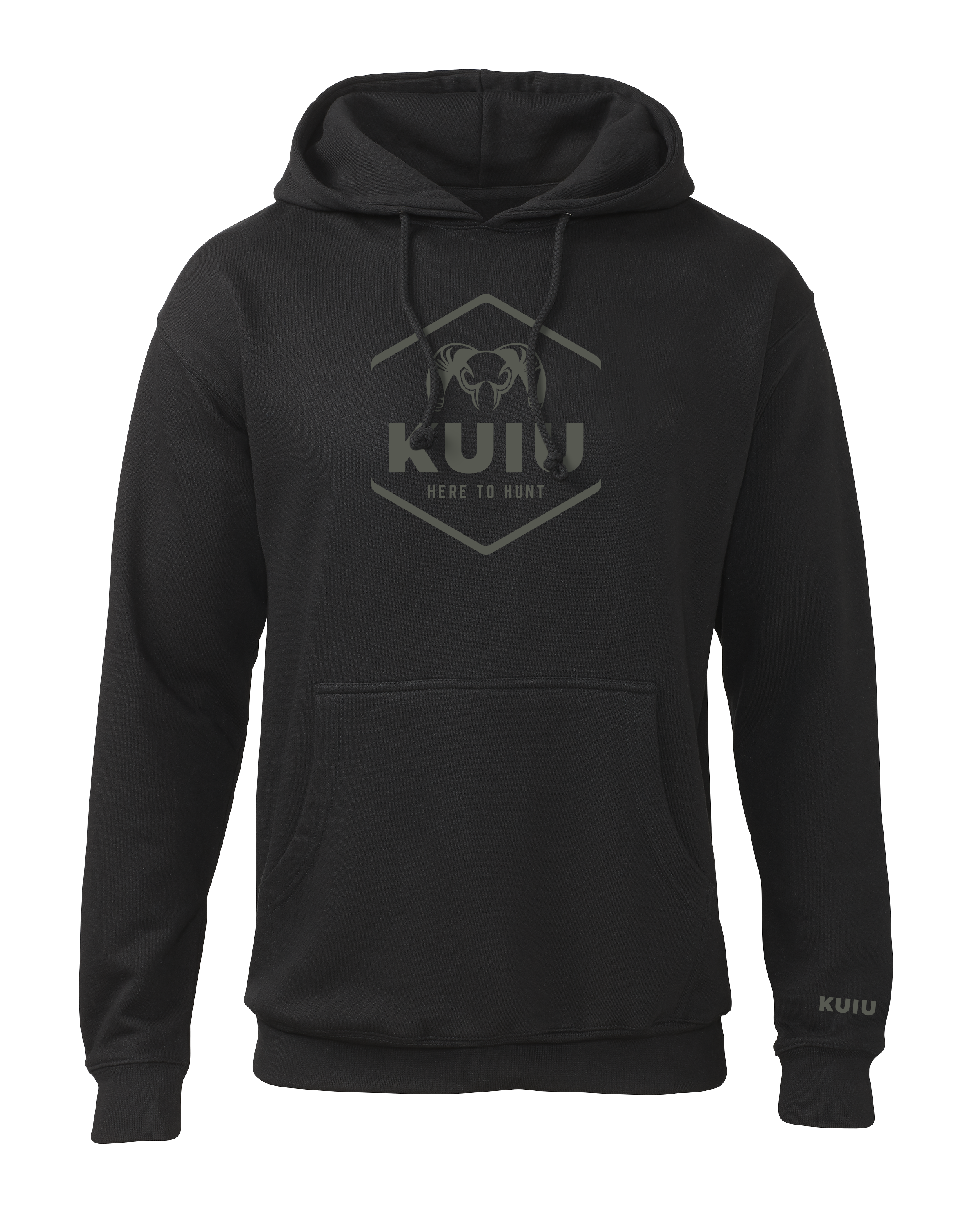 Outlet KUIU Stacked Here To Hunt Hoodie | Black