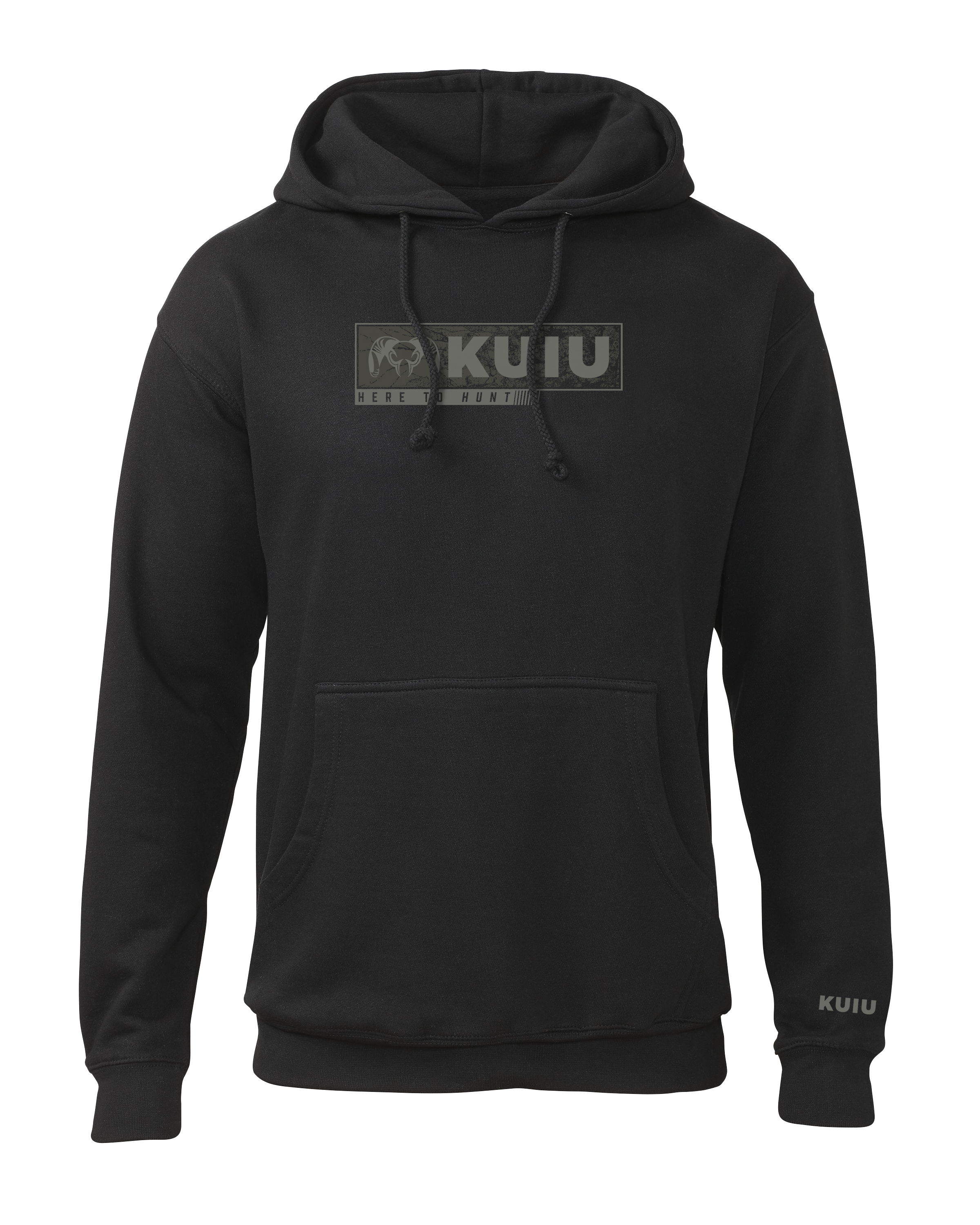 Outlet KUIU Here To Hunt Gritstone Hoodie | Black