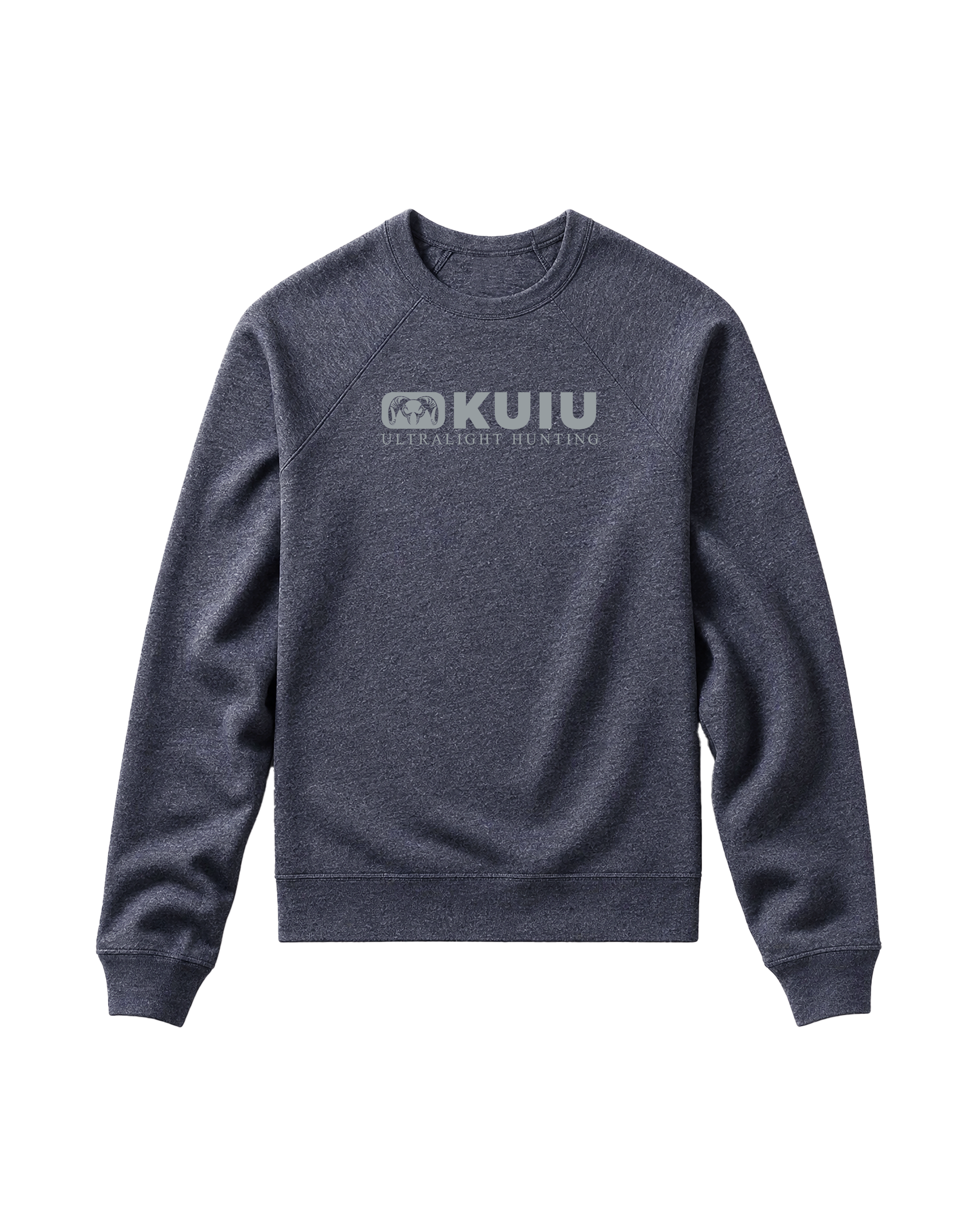 Toddler Block Logo Crewneck Sweatshirt | Heather Navy