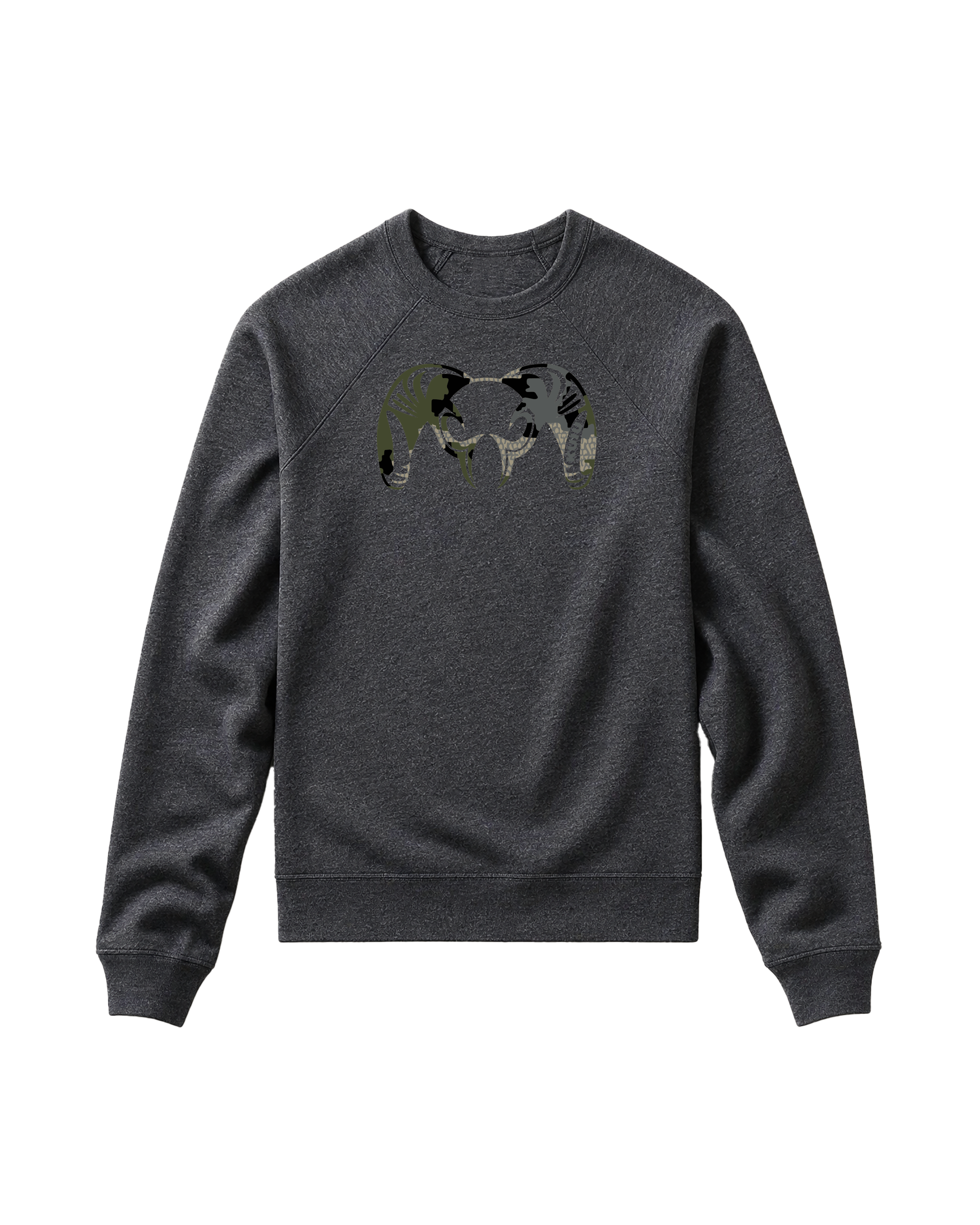 Toddler Camo Big Ram Crewneck Sweatshirt | Verde