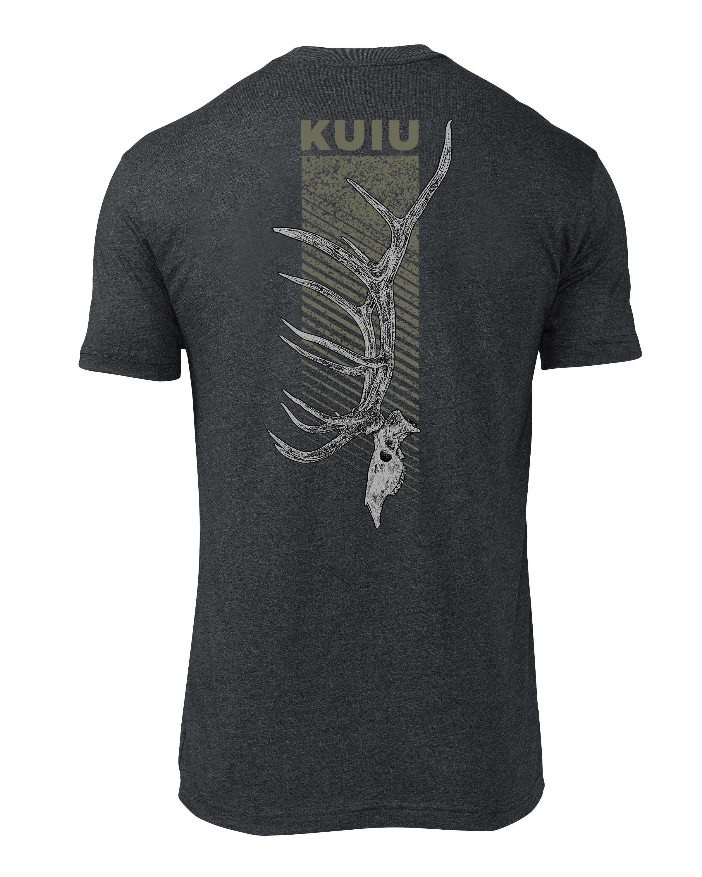 KUIU Elk Skull T-Shirt | Charcoal