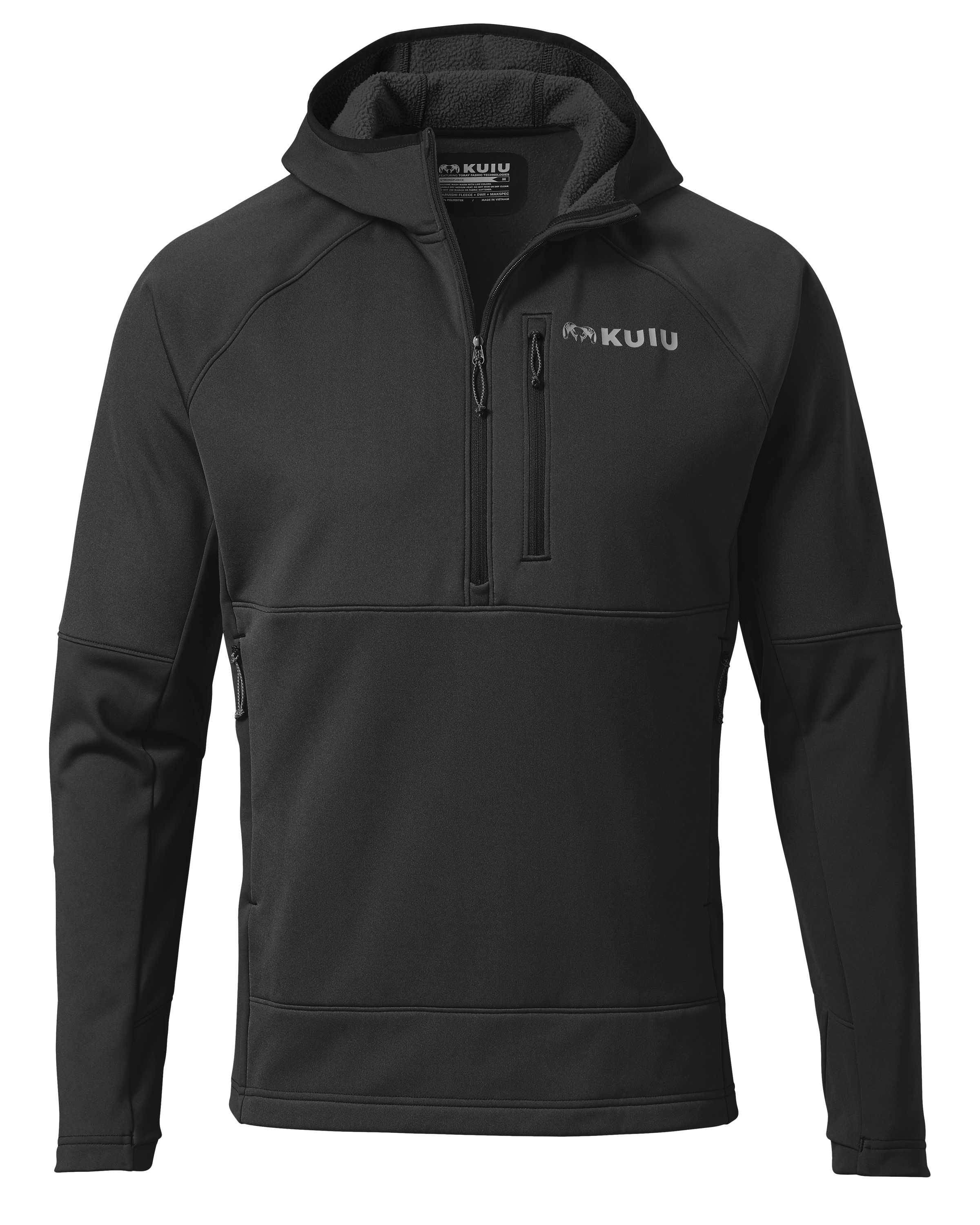 StrongFleece 235 Zip-T Hoodie | Black