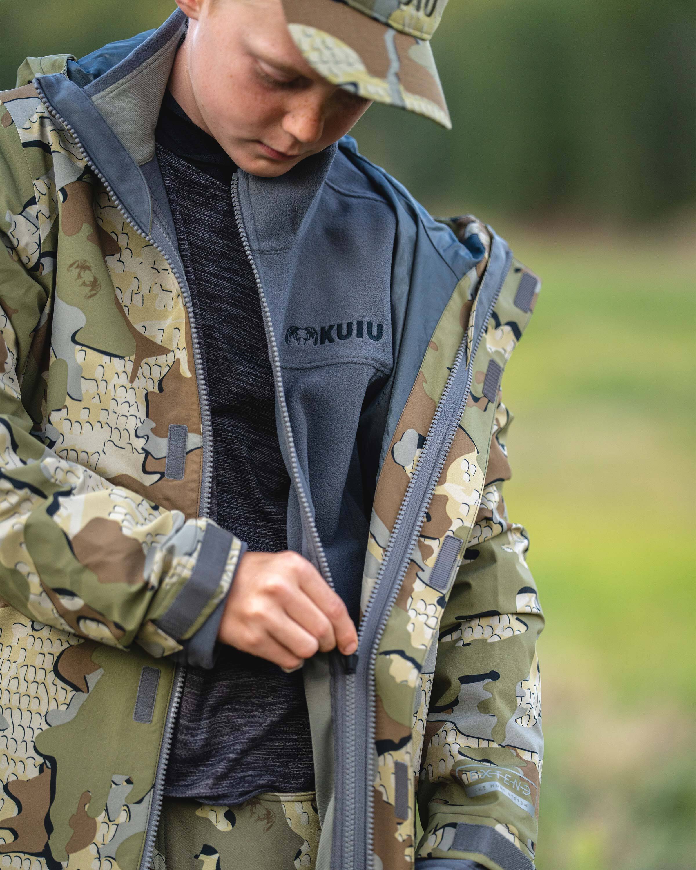 Youth Versa Fleece Full Zip | Gunmetal - Image 9