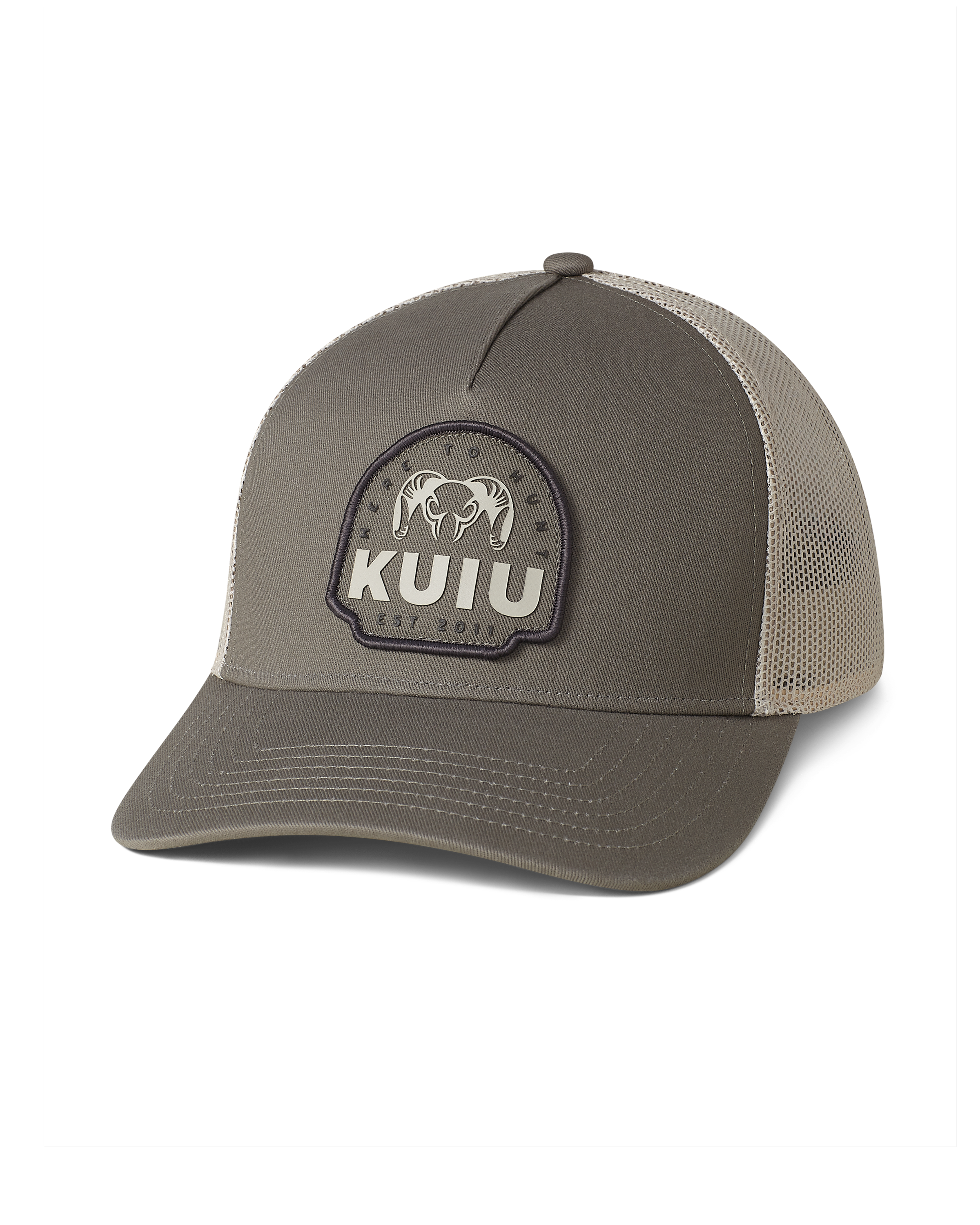 KUIU Here To Hunt Woven Patch Hat | Olive/Tan