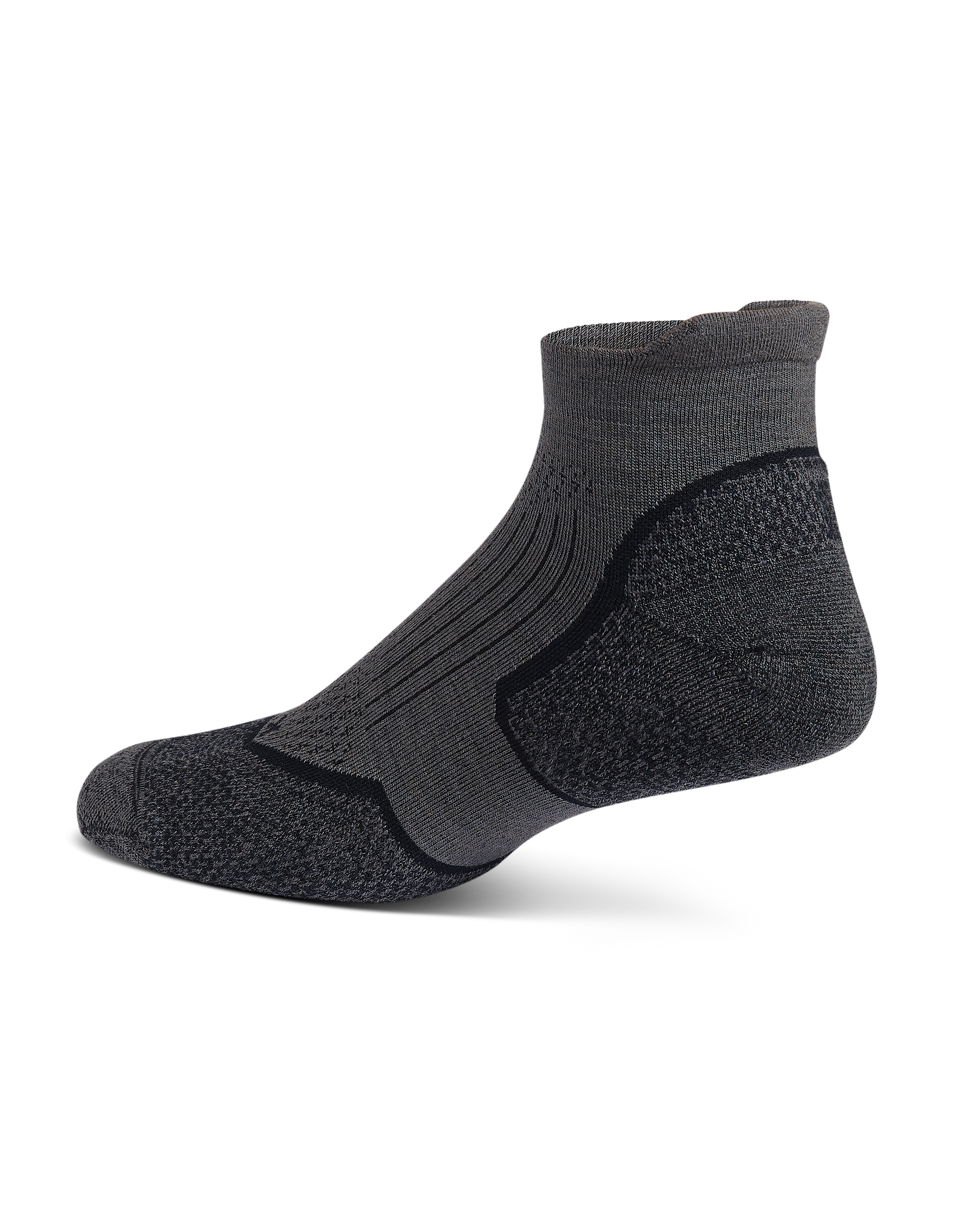 Merino 200N Lightweight Ankle Sock | Gunmetal - Image 2