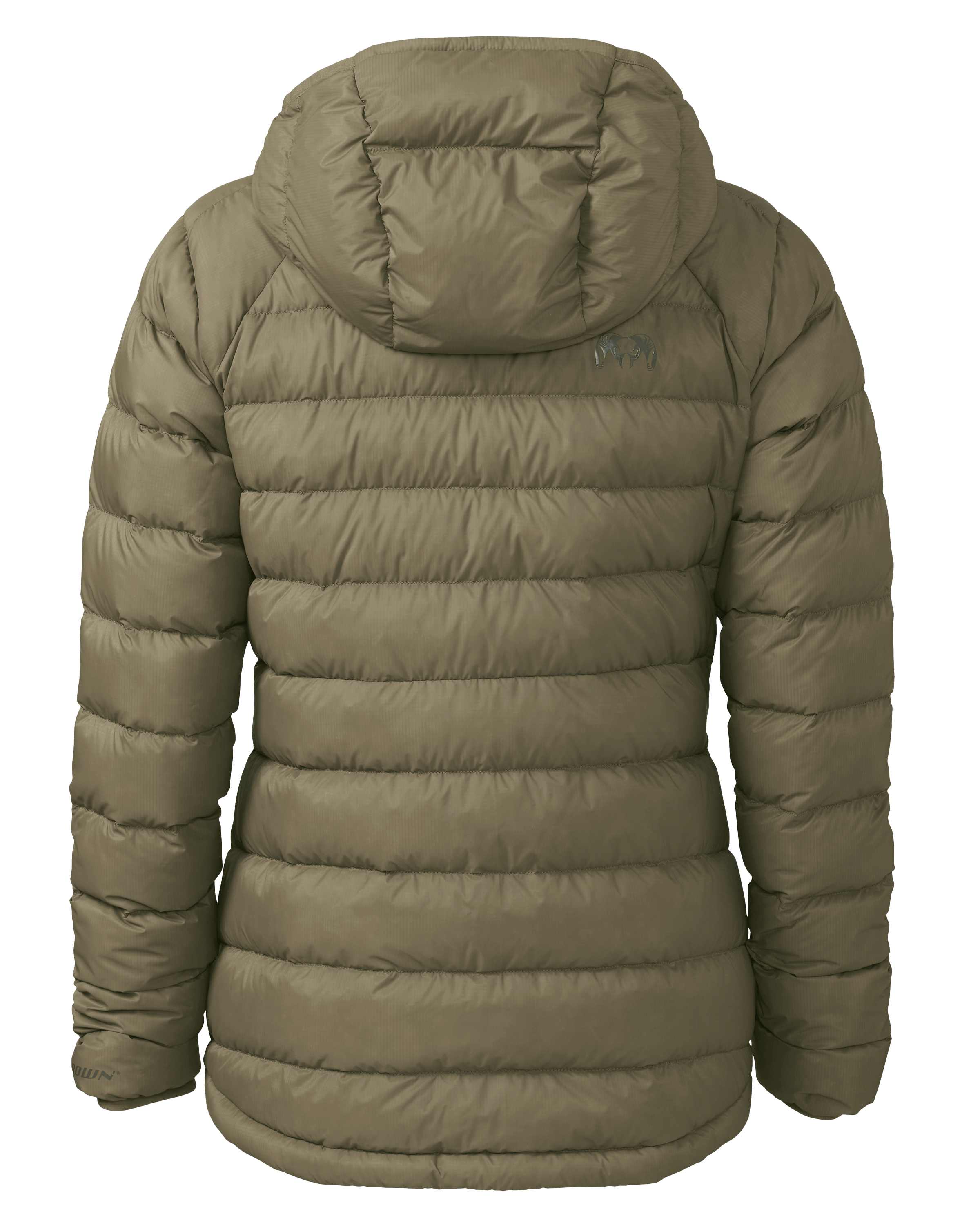 Women'S Super Down LT Hooded Jacket | Khaki - Image 2