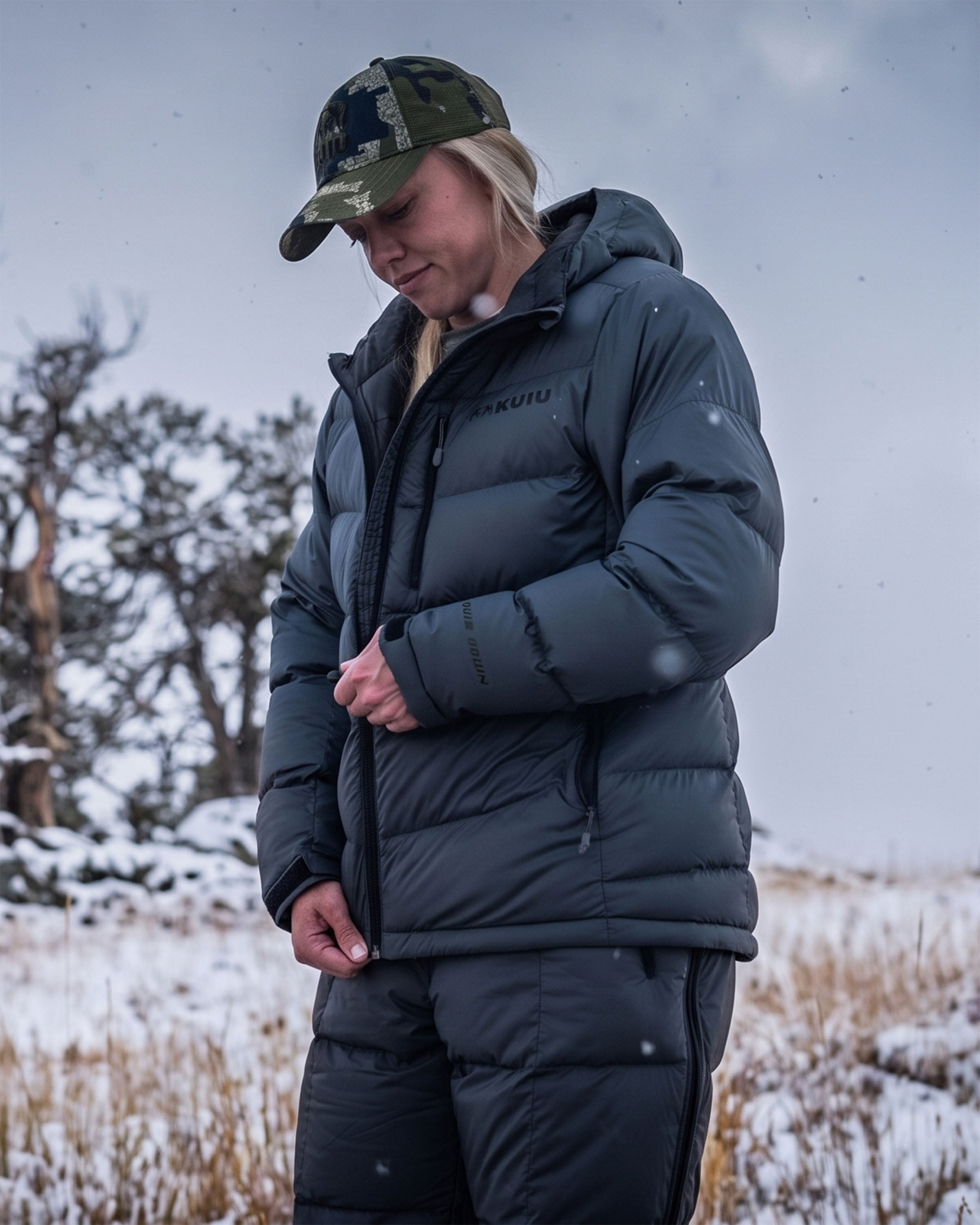 Women'S Super Down PRO Hooded Jacket | Valo - Image 5