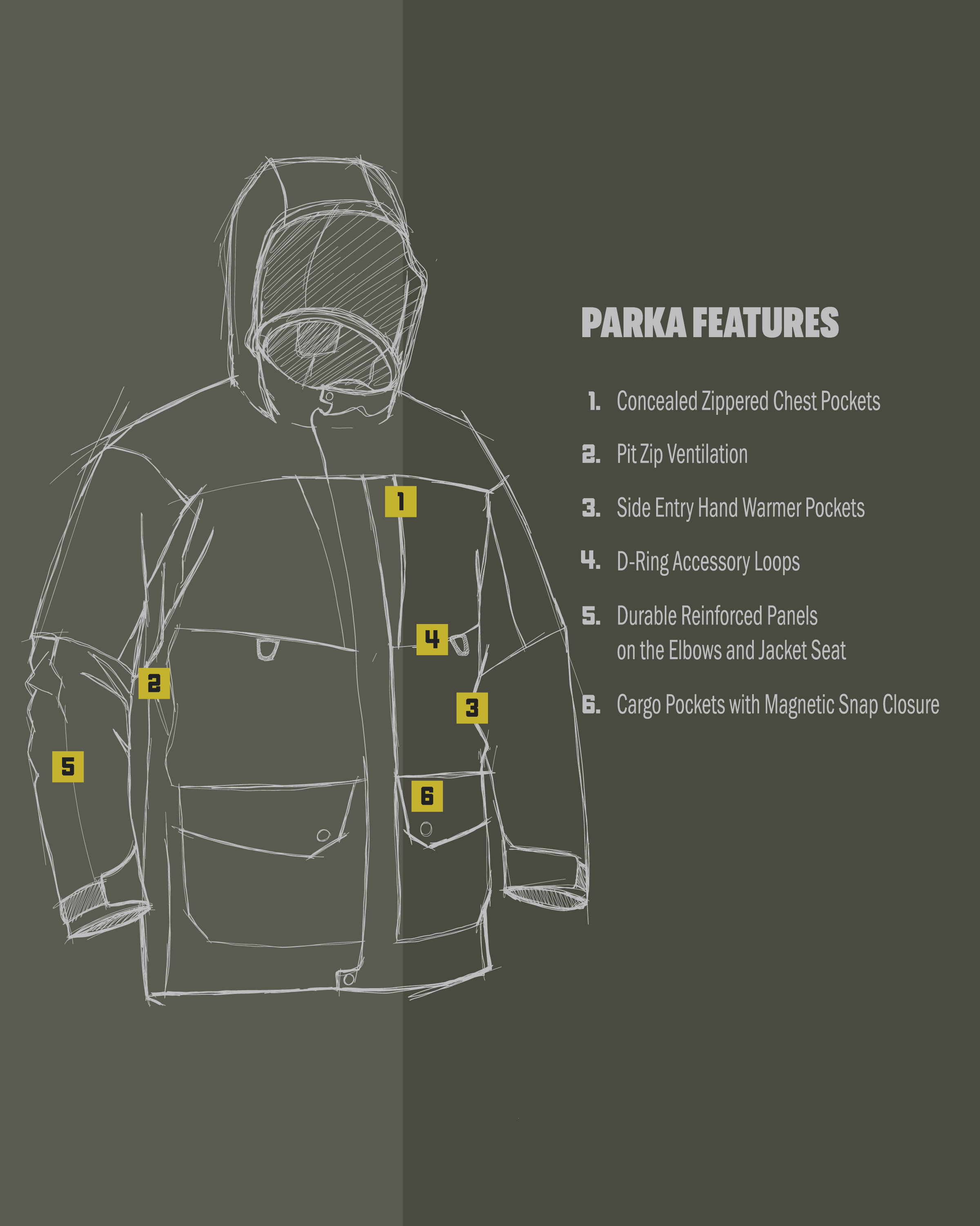 Paragon Storm Shell Parka | Arctic Shadow - Image 3